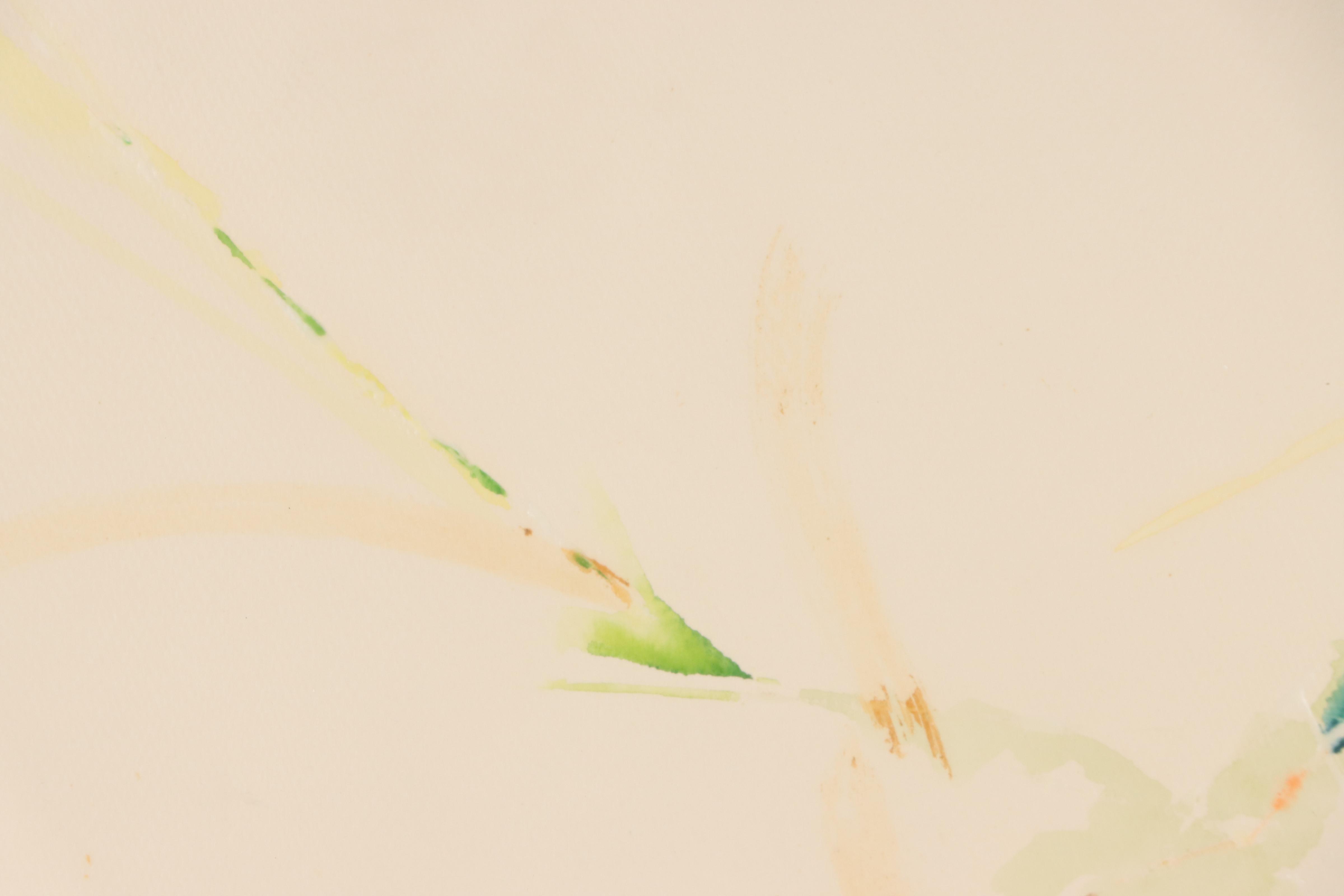 Non-objective Watercolor Painting