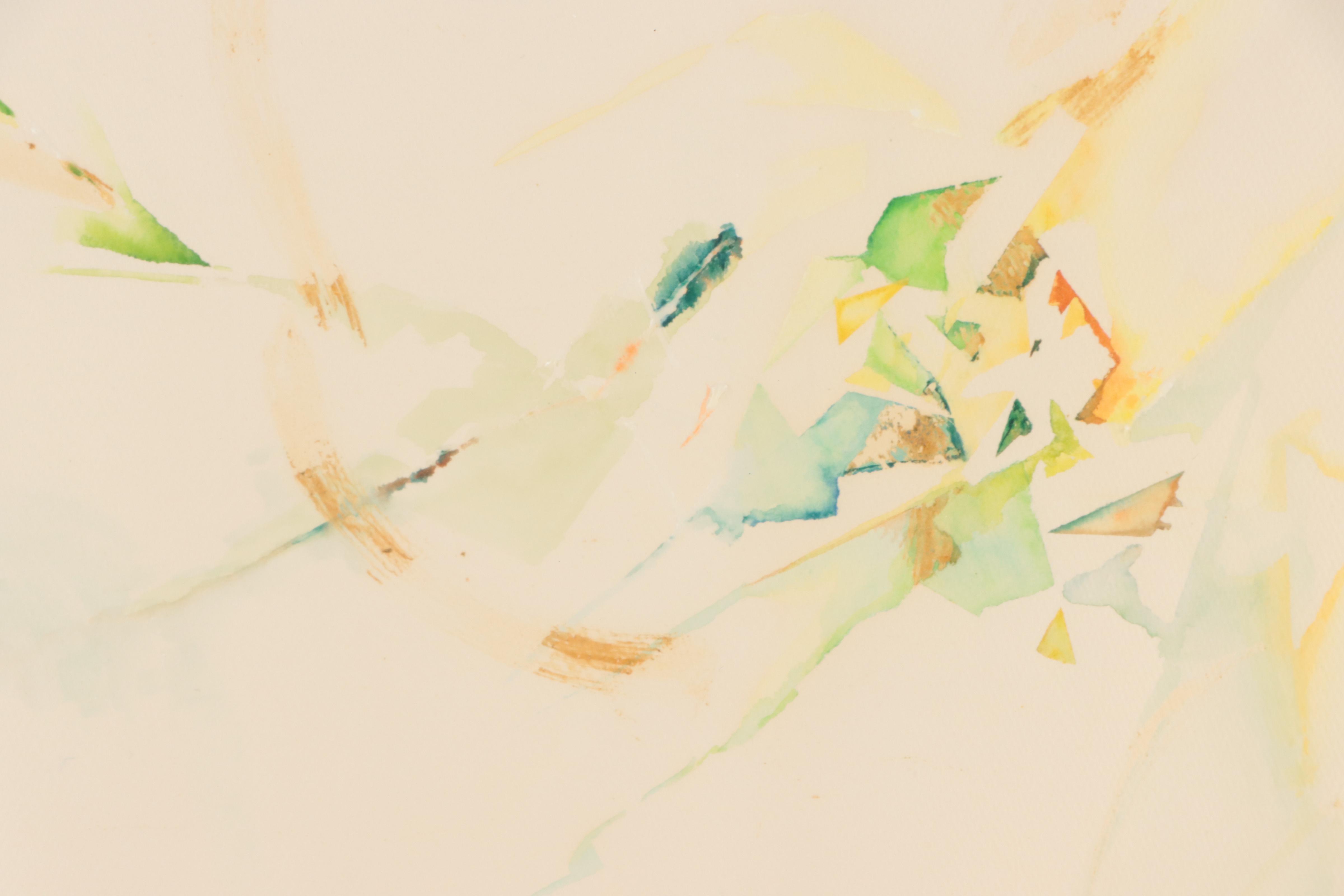 Non-objective Watercolor Painting