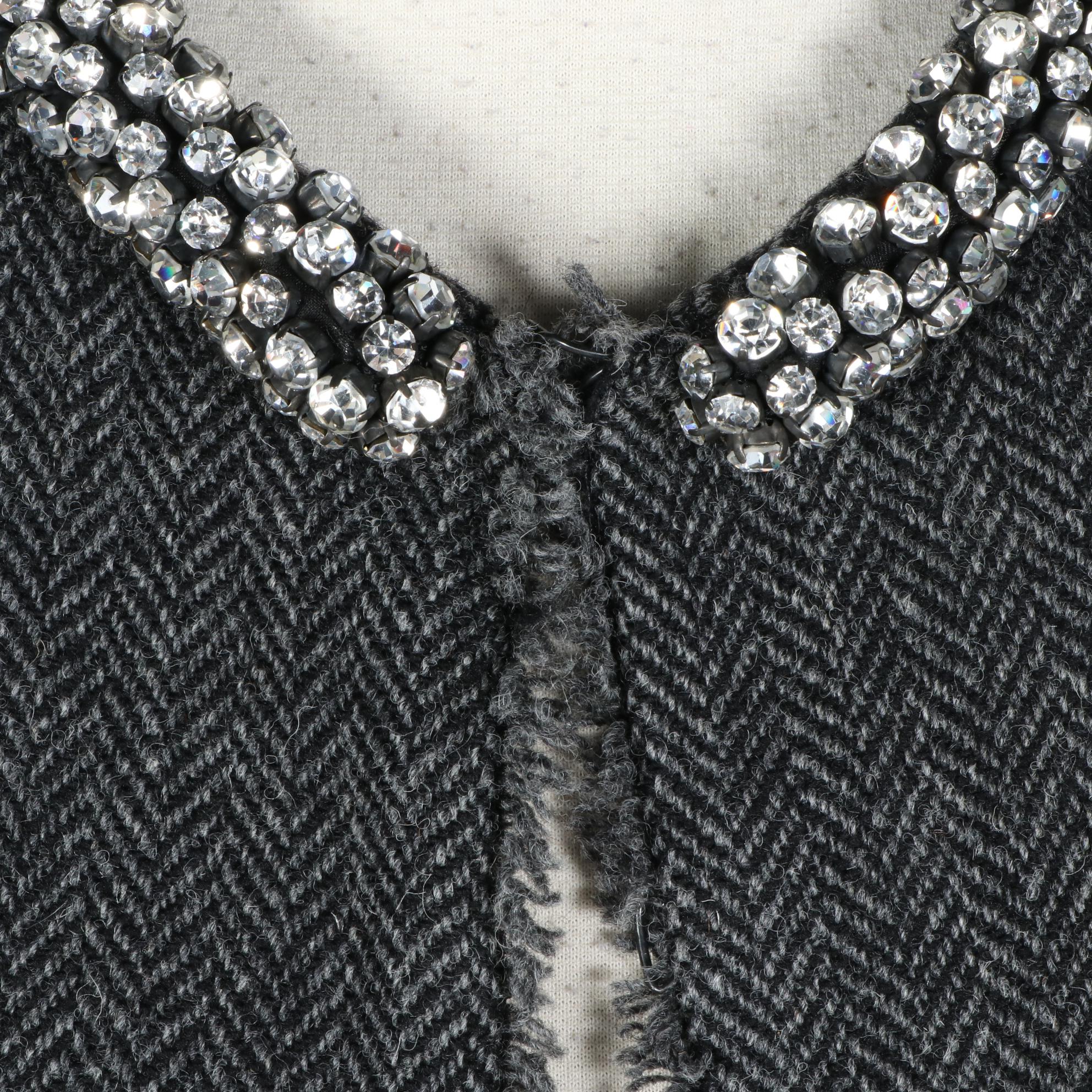 Isabel Marant Embellished Herringbone Wool Jacket, New with Tag