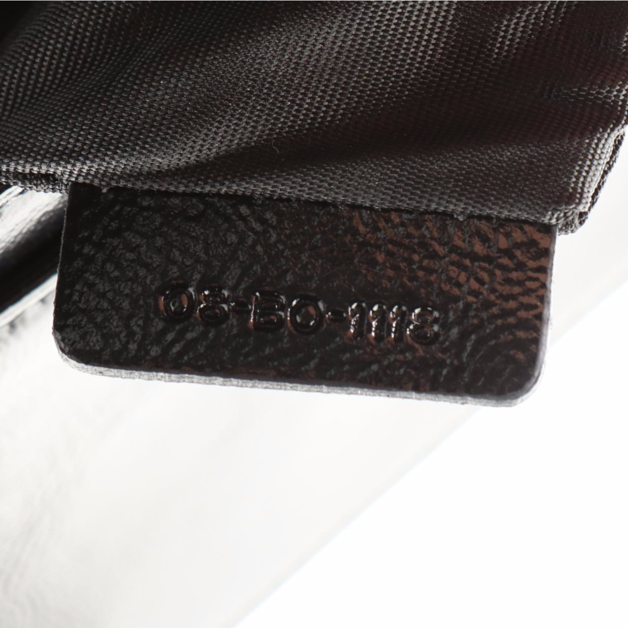 Christian Dior Diorama Wallet on Chain in Black Textured Patent Leather