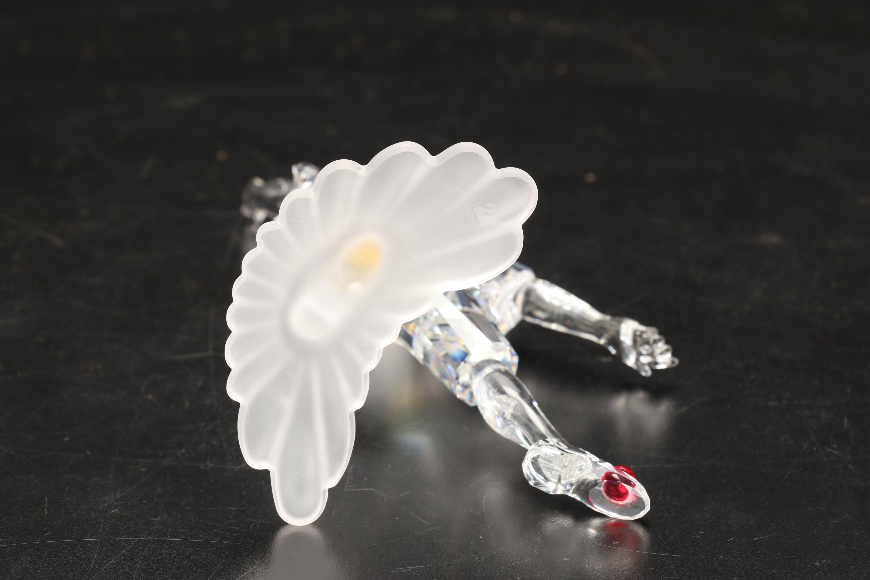 Swarovski Masquerade "Pierrot," "Columbine," and "Harlequin" Crystal Figurines