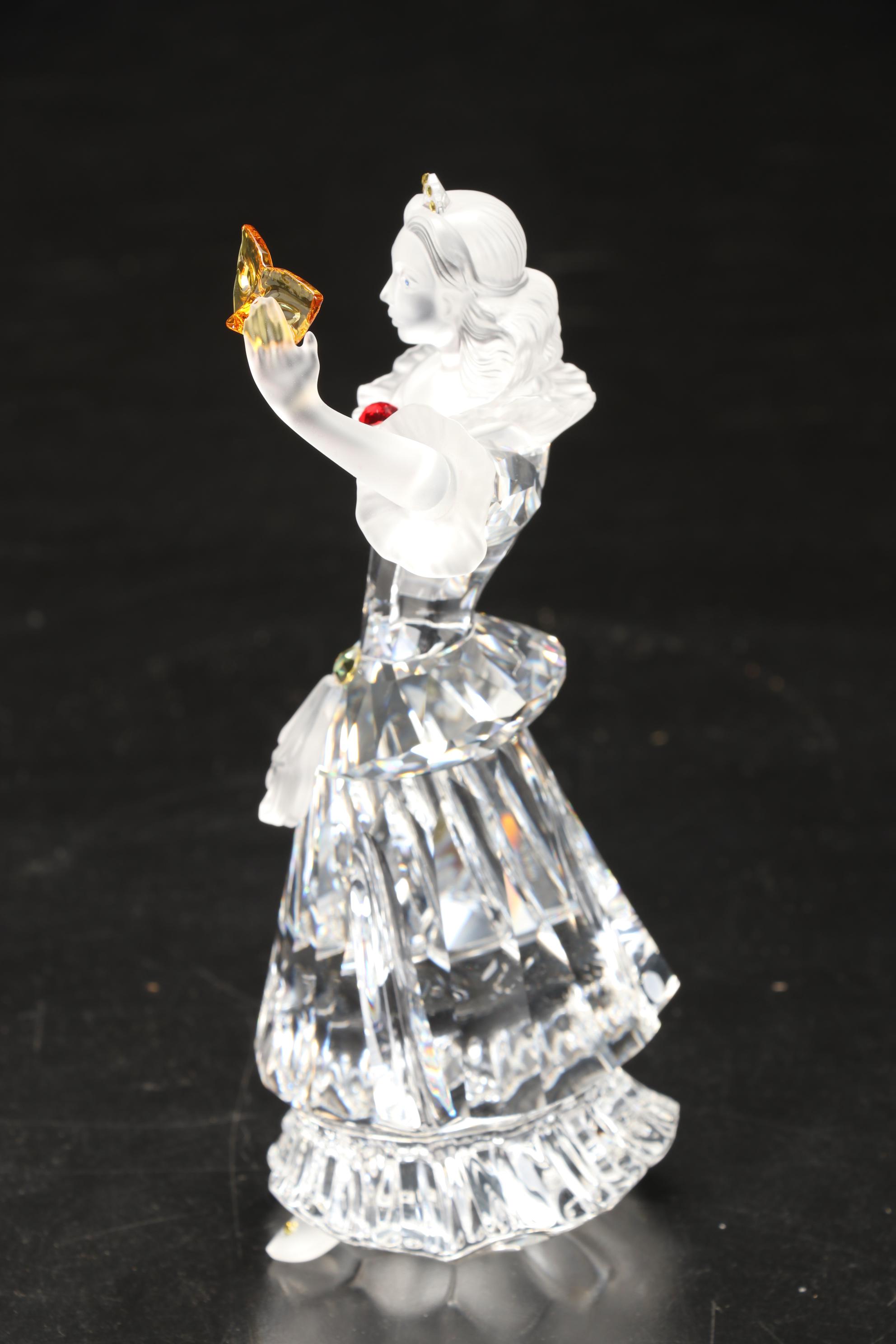 Swarovski Masquerade "Pierrot," "Columbine," and "Harlequin" Crystal Figurines