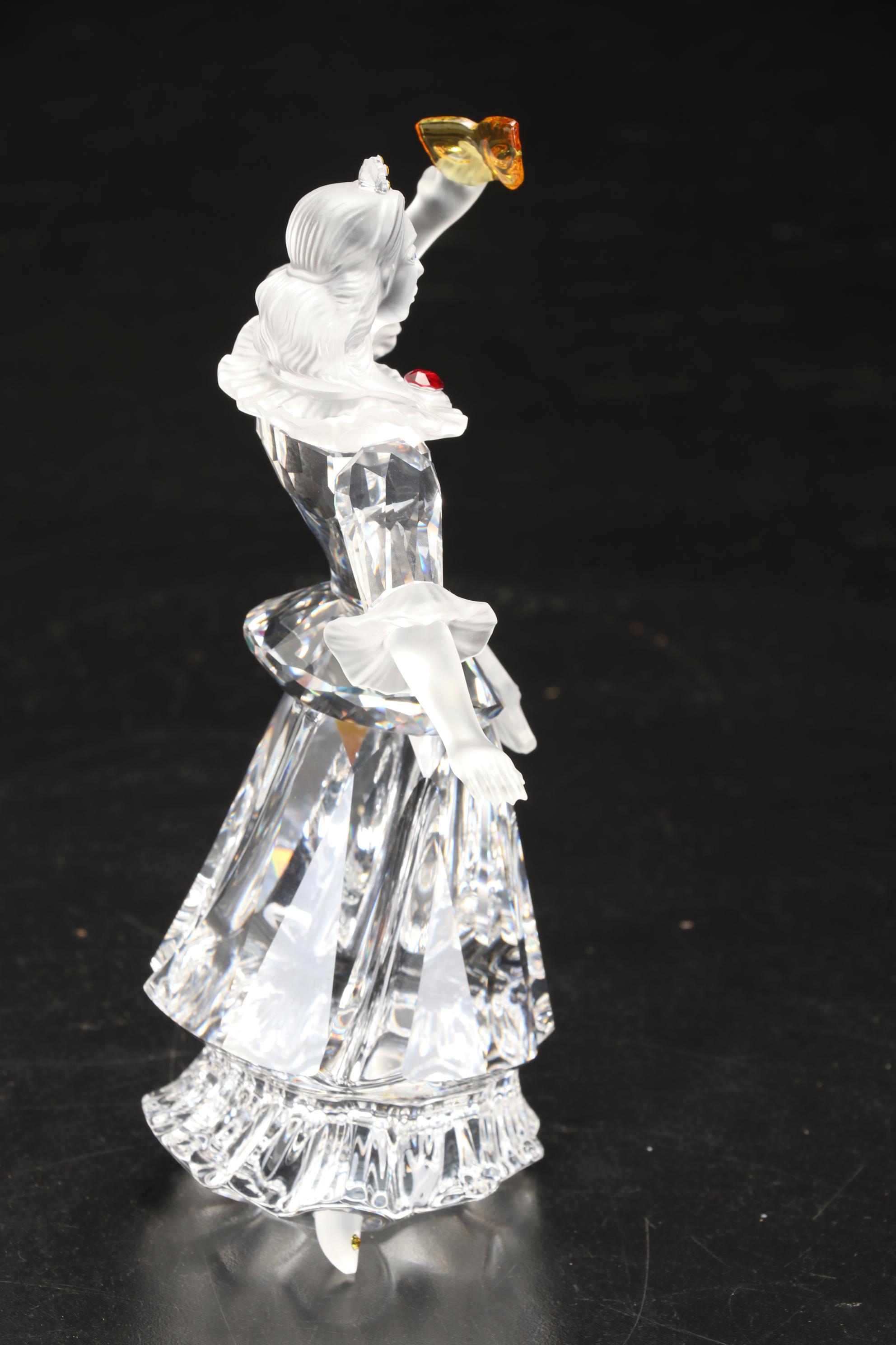 Swarovski Masquerade "Pierrot," "Columbine," and "Harlequin" Crystal Figurines