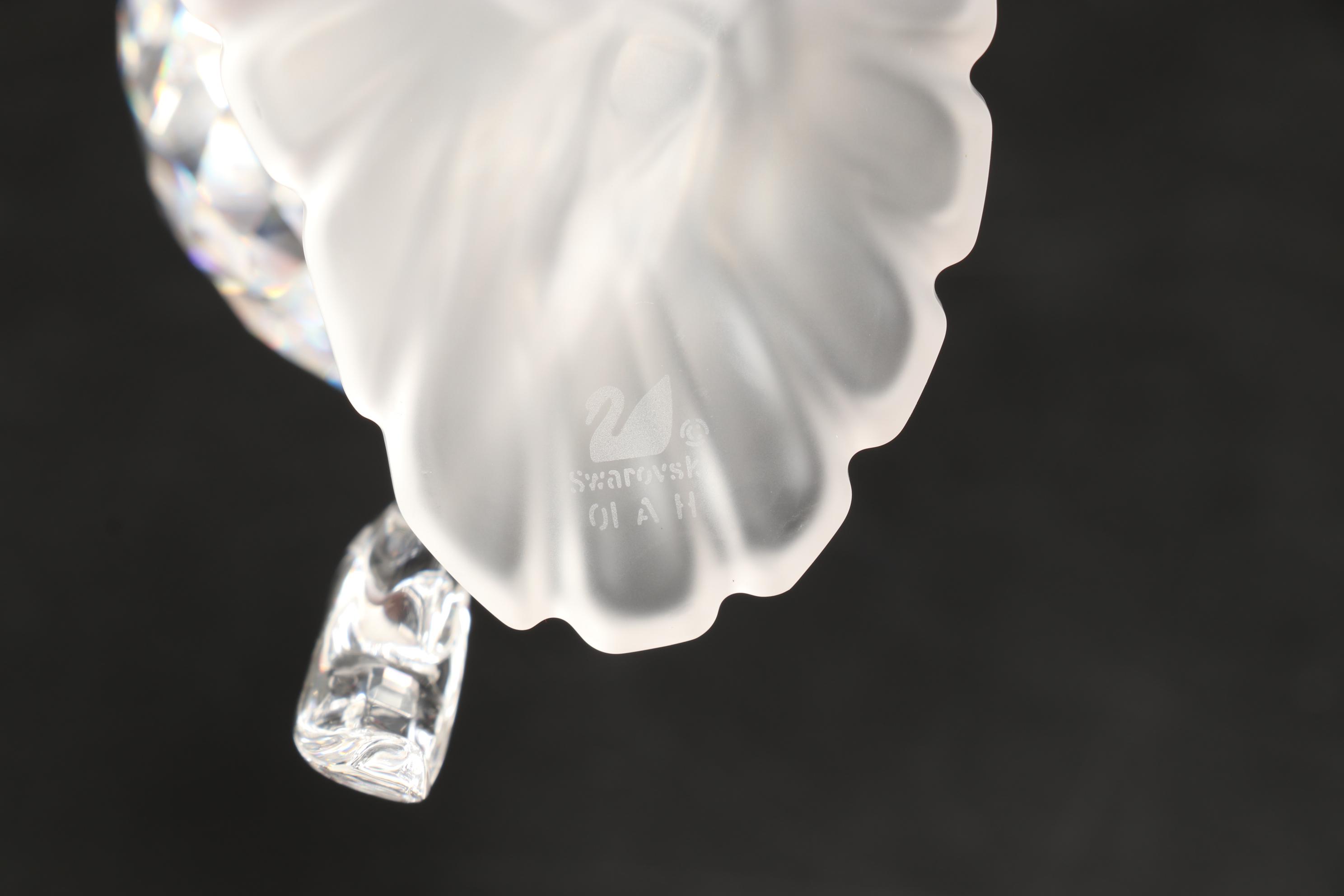 Swarovski Masquerade "Pierrot," "Columbine," and "Harlequin" Crystal Figurines