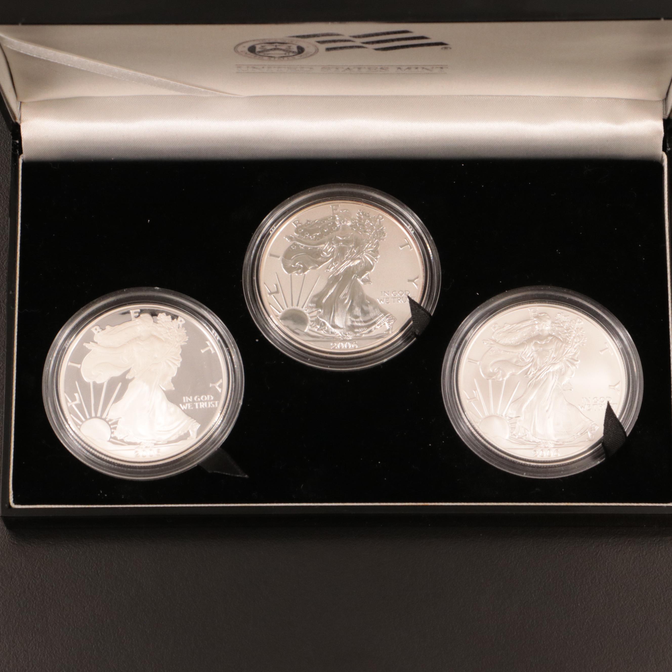 2006 American Eagle 20th Anniversary Silver Coin Set