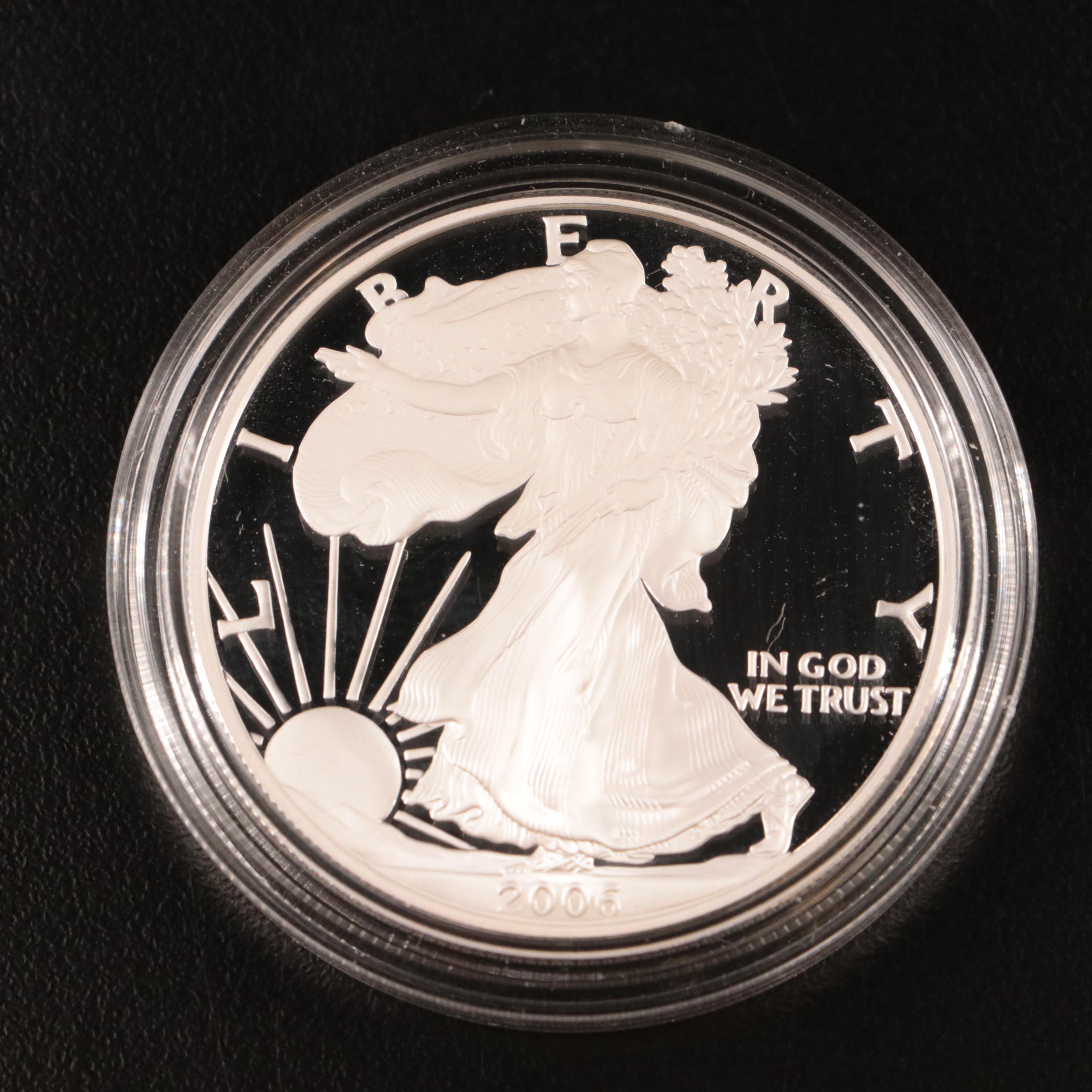 2006 American Eagle 20th Anniversary Silver Coin Set