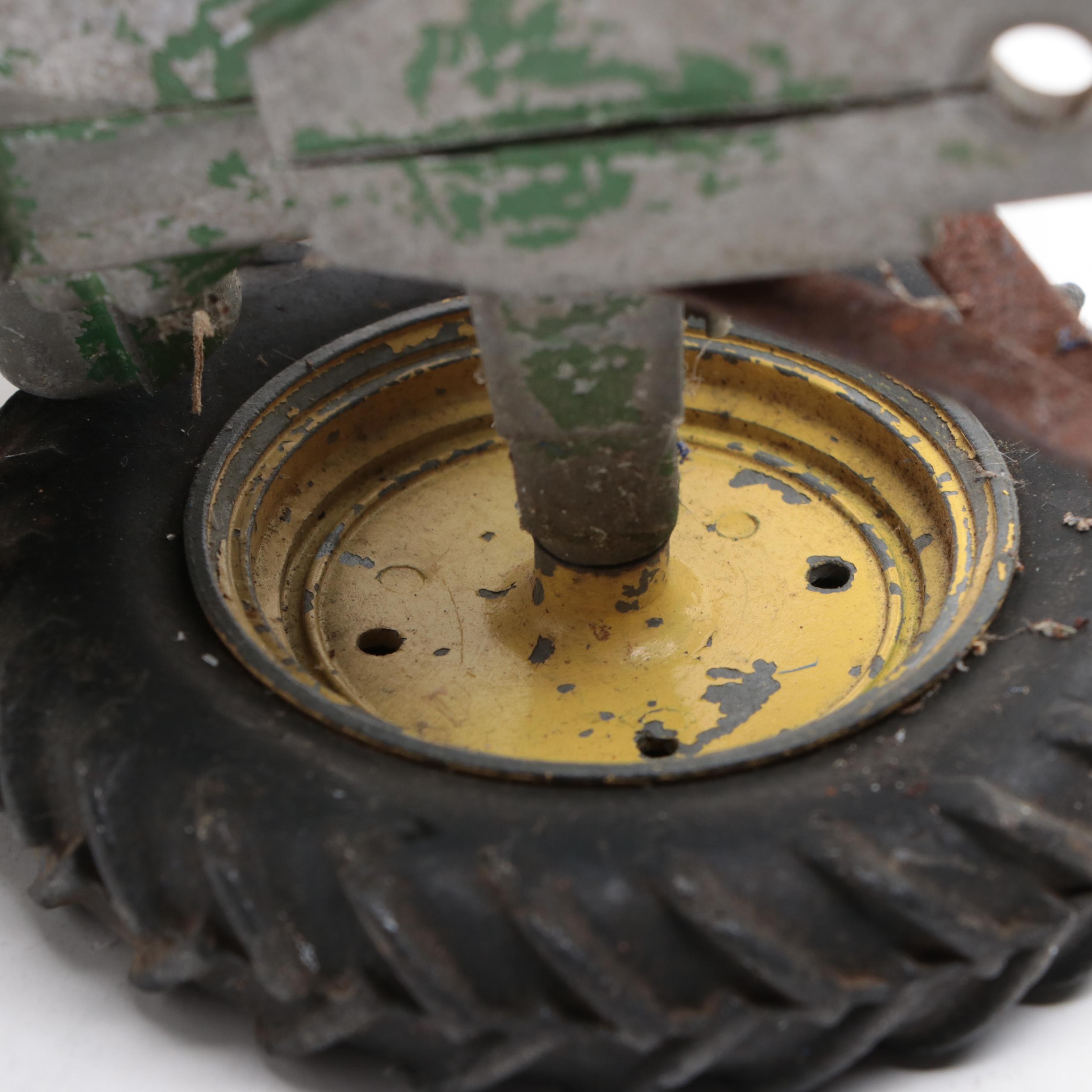 Diecast Tractors with Bottle Brush Trees and Other Christmas Décor