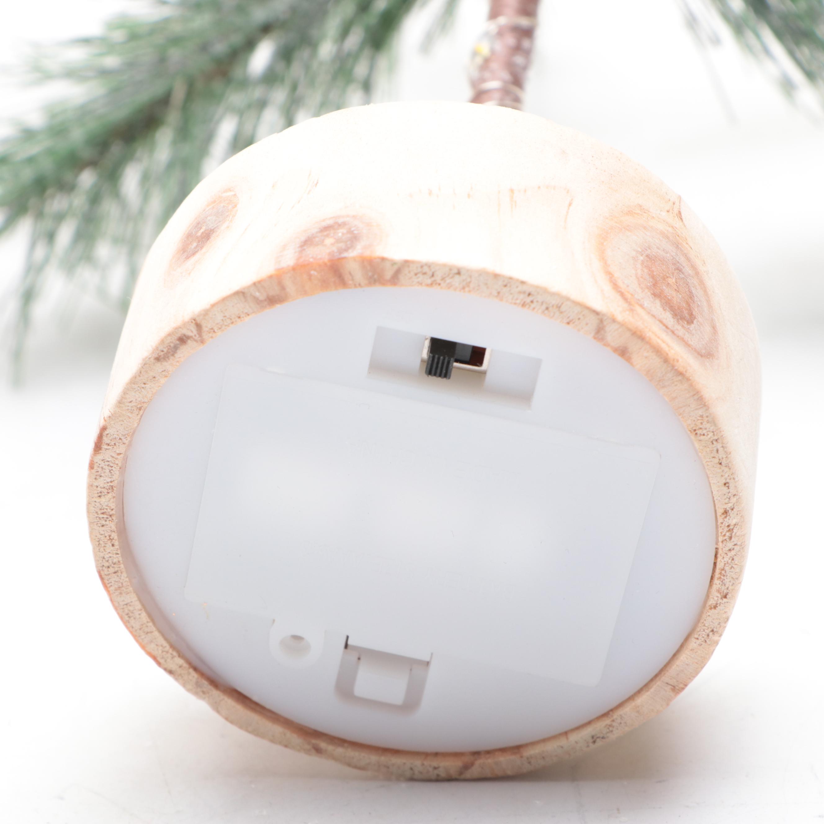 Diecast Tractors with Bottle Brush Trees and Other Christmas Décor