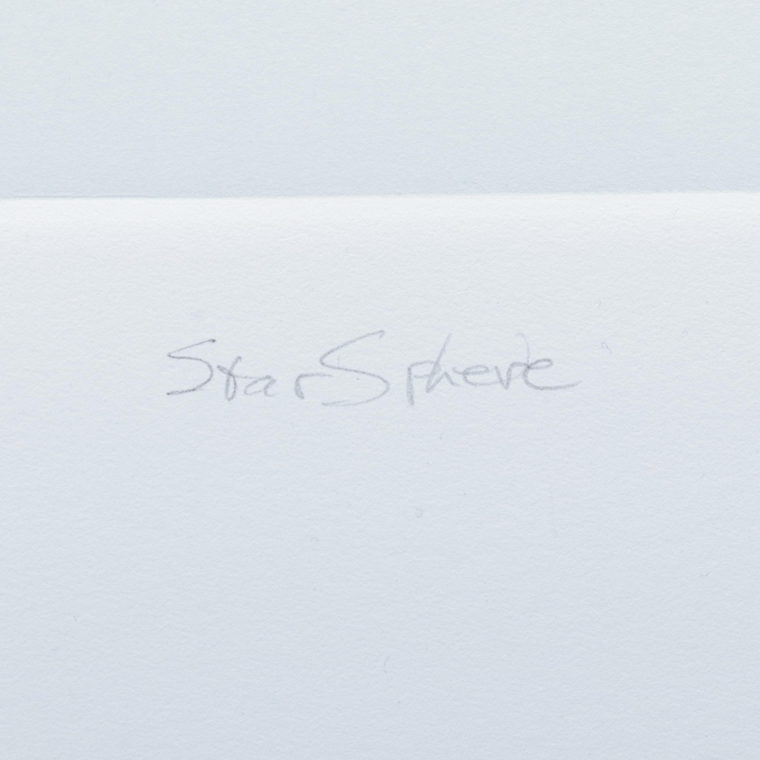 Susan Ewing Embossed Print "Star Sphere," 2013