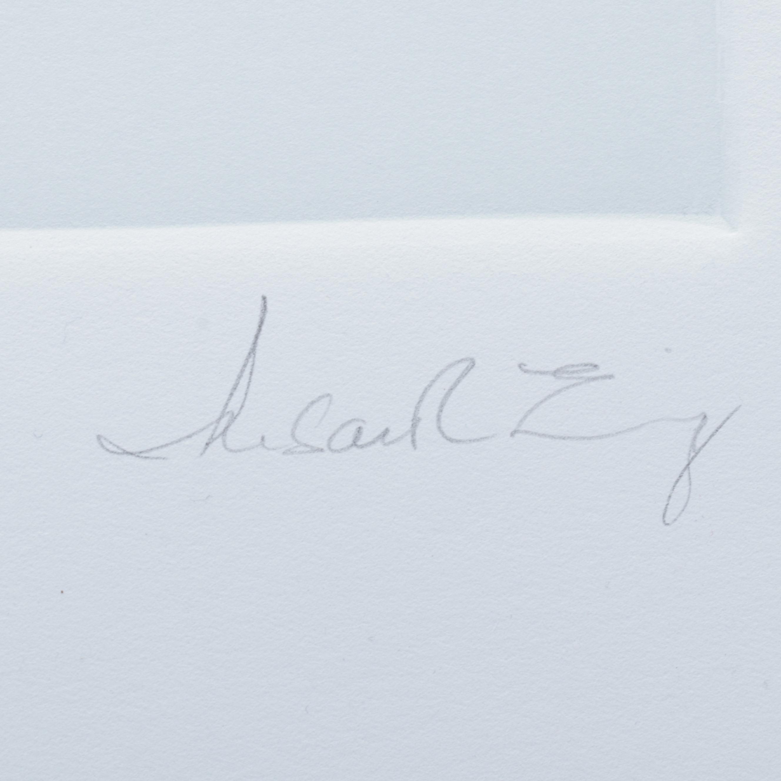 Susan Ewing Embossed Print "Star Sphere," 2013