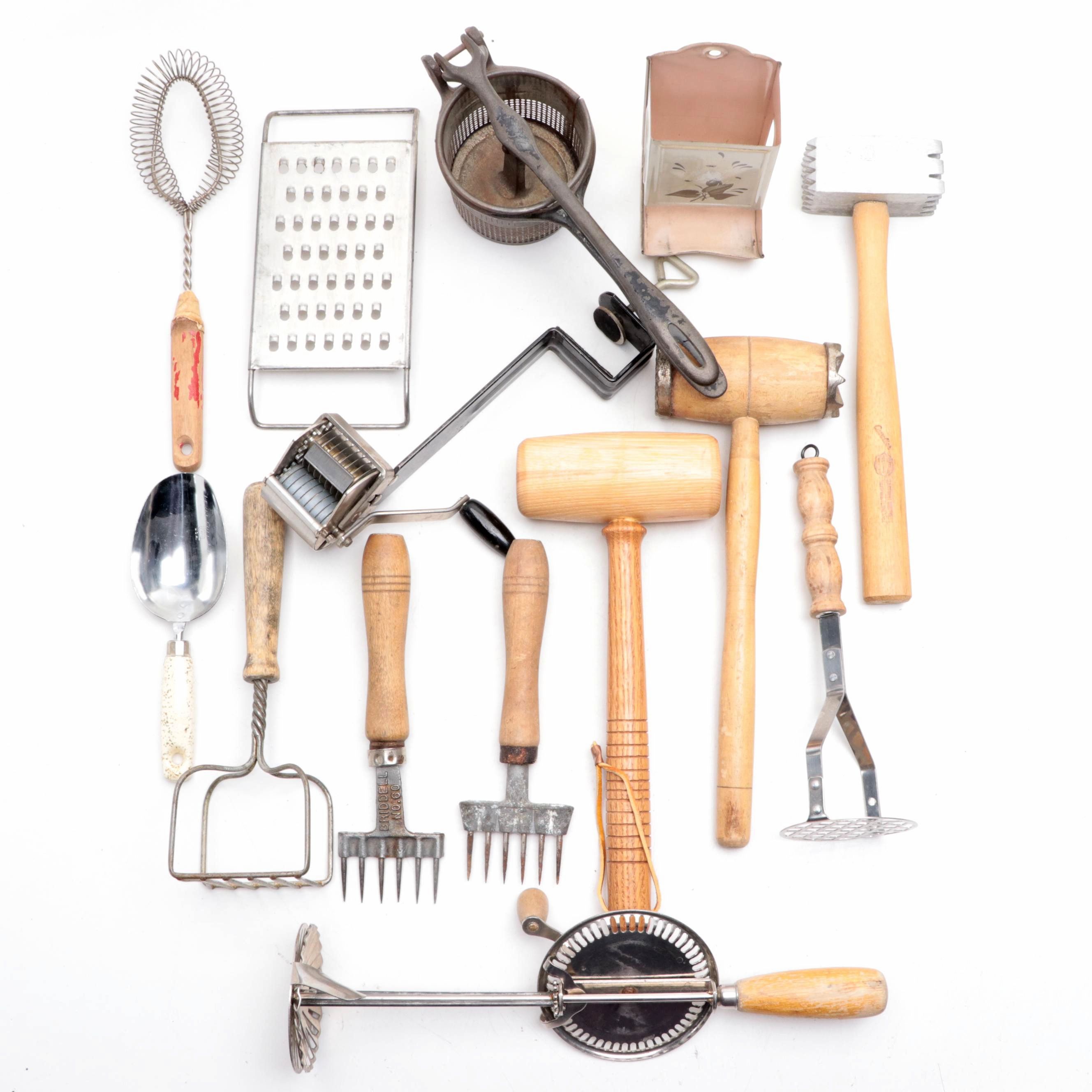 Duro Metal Products Whippit Cream & Egg Whip with Other Metal Kitchen Utensils