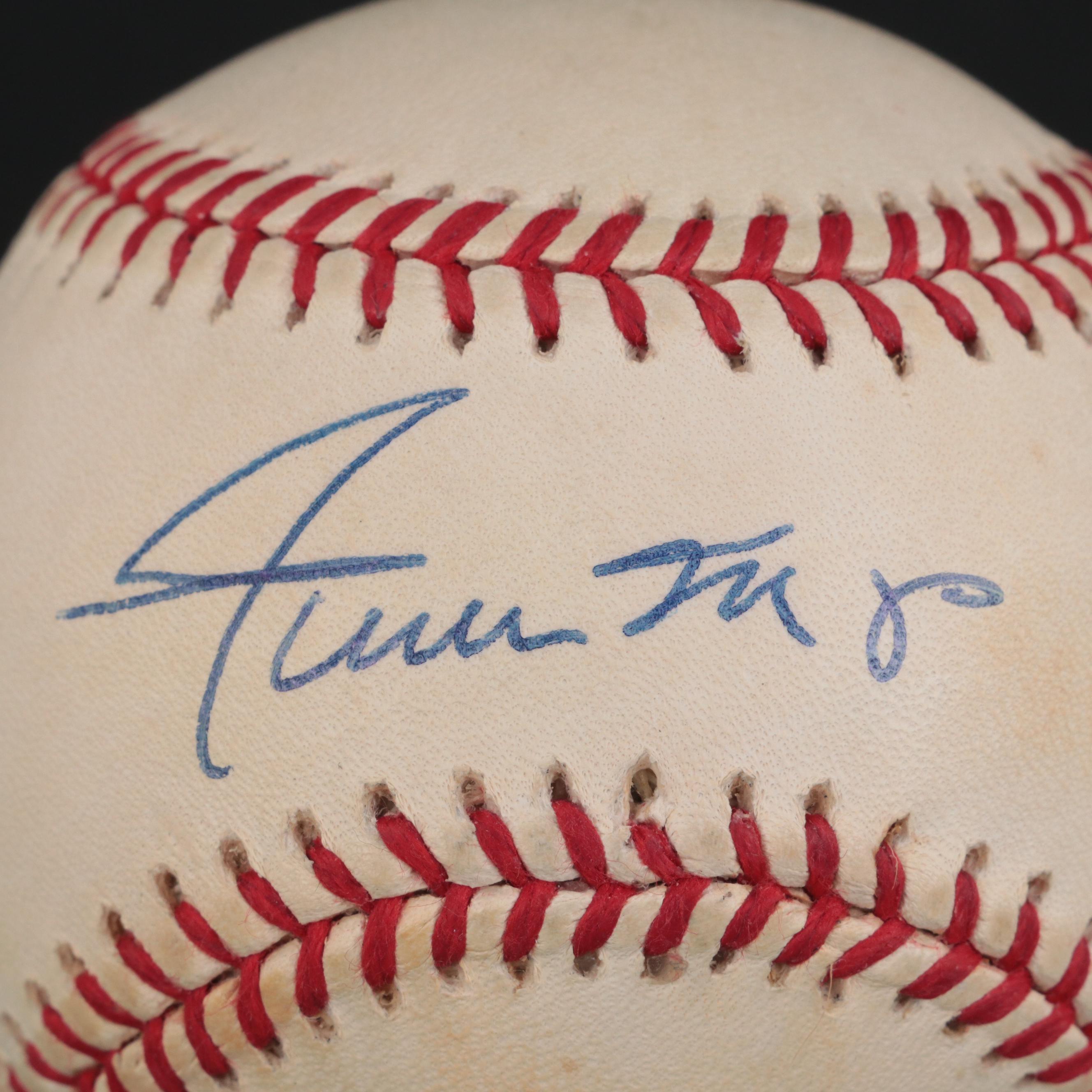 Willie Mays Signed Rawlings National League Baseball