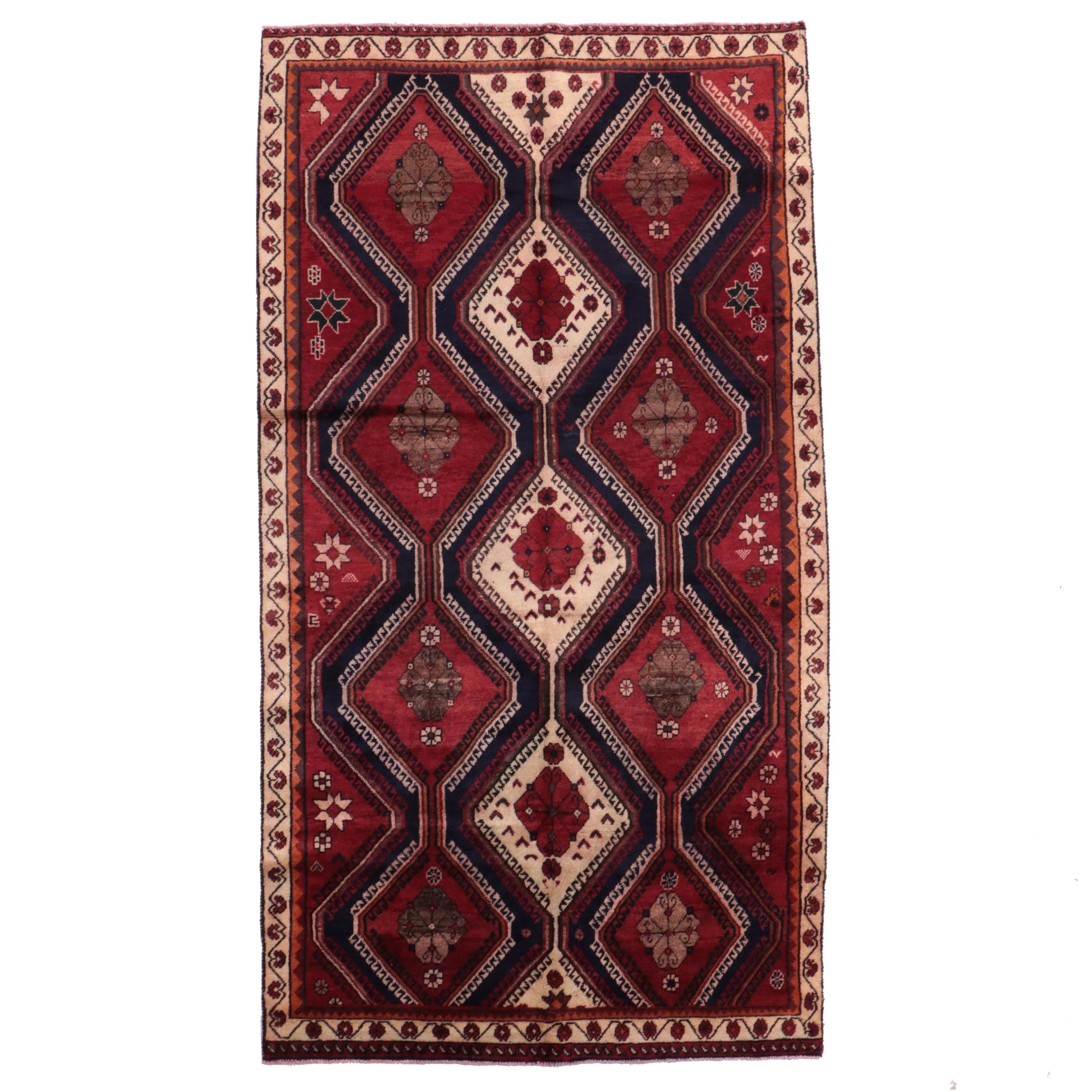 5'3 x 9'8 Hand-Knotted Persian Yalameh Area Rug