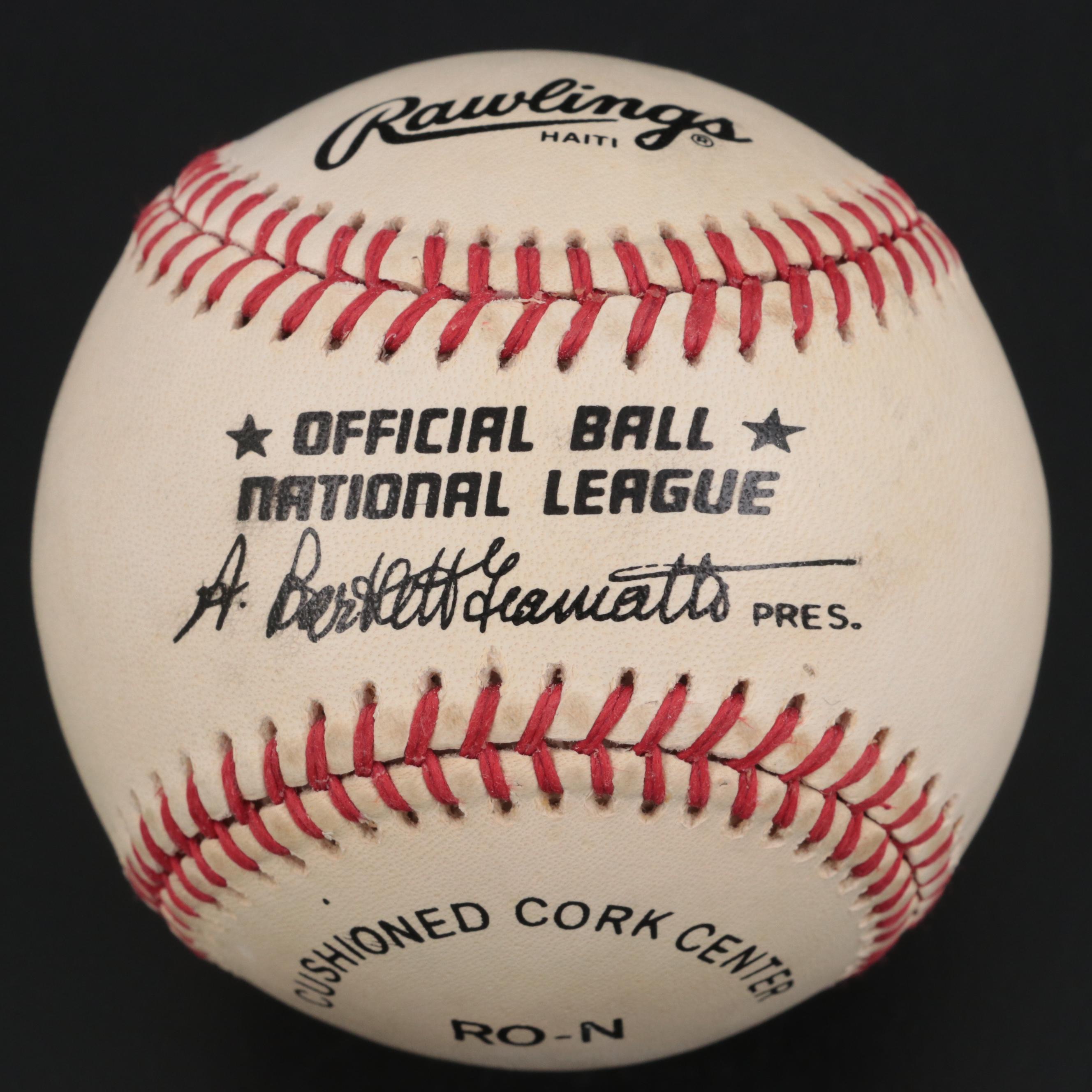 Bob Gibson St. Louis Cardinals Signed Rawlings National League Baseball