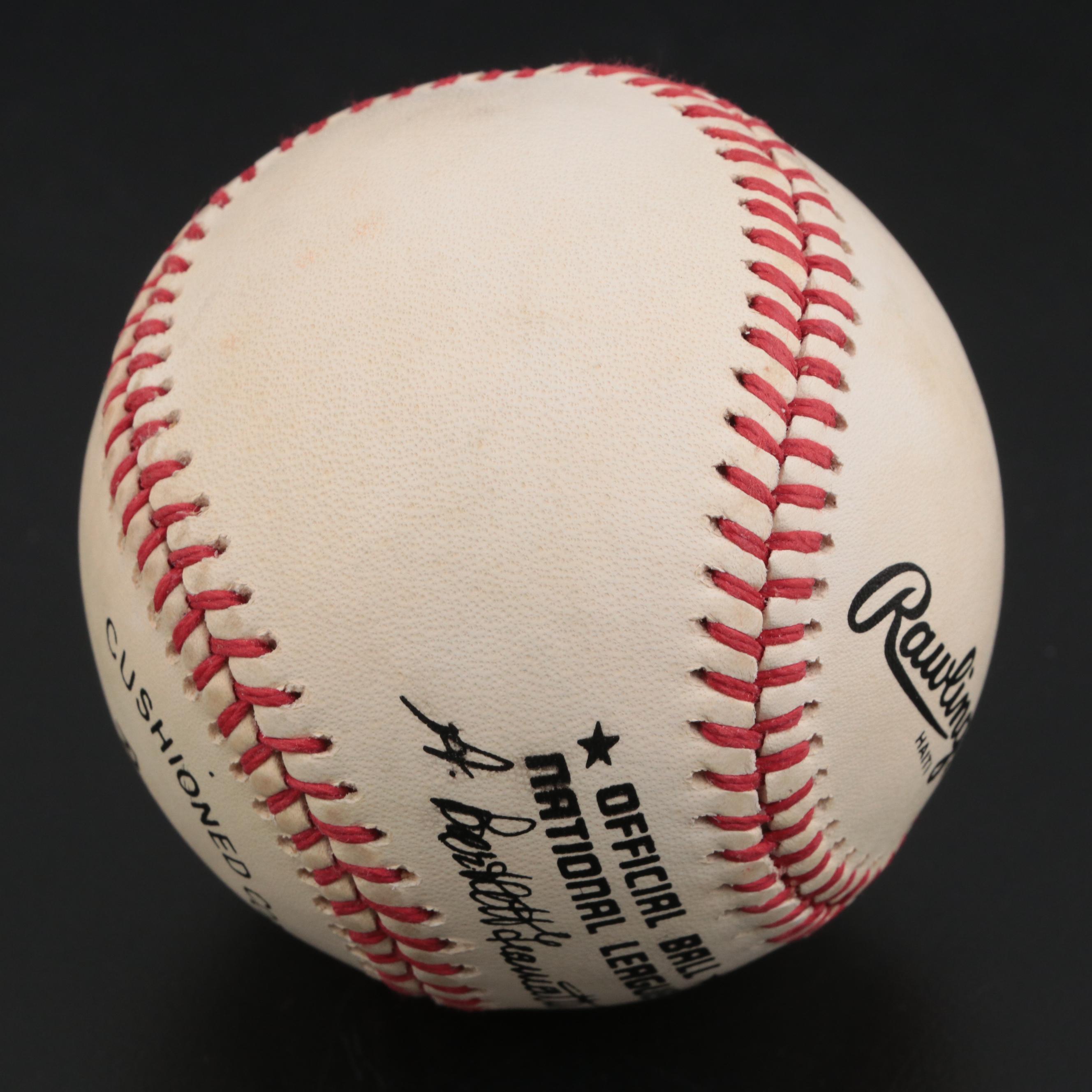 Bob Gibson St. Louis Cardinals Signed Rawlings National League Baseball