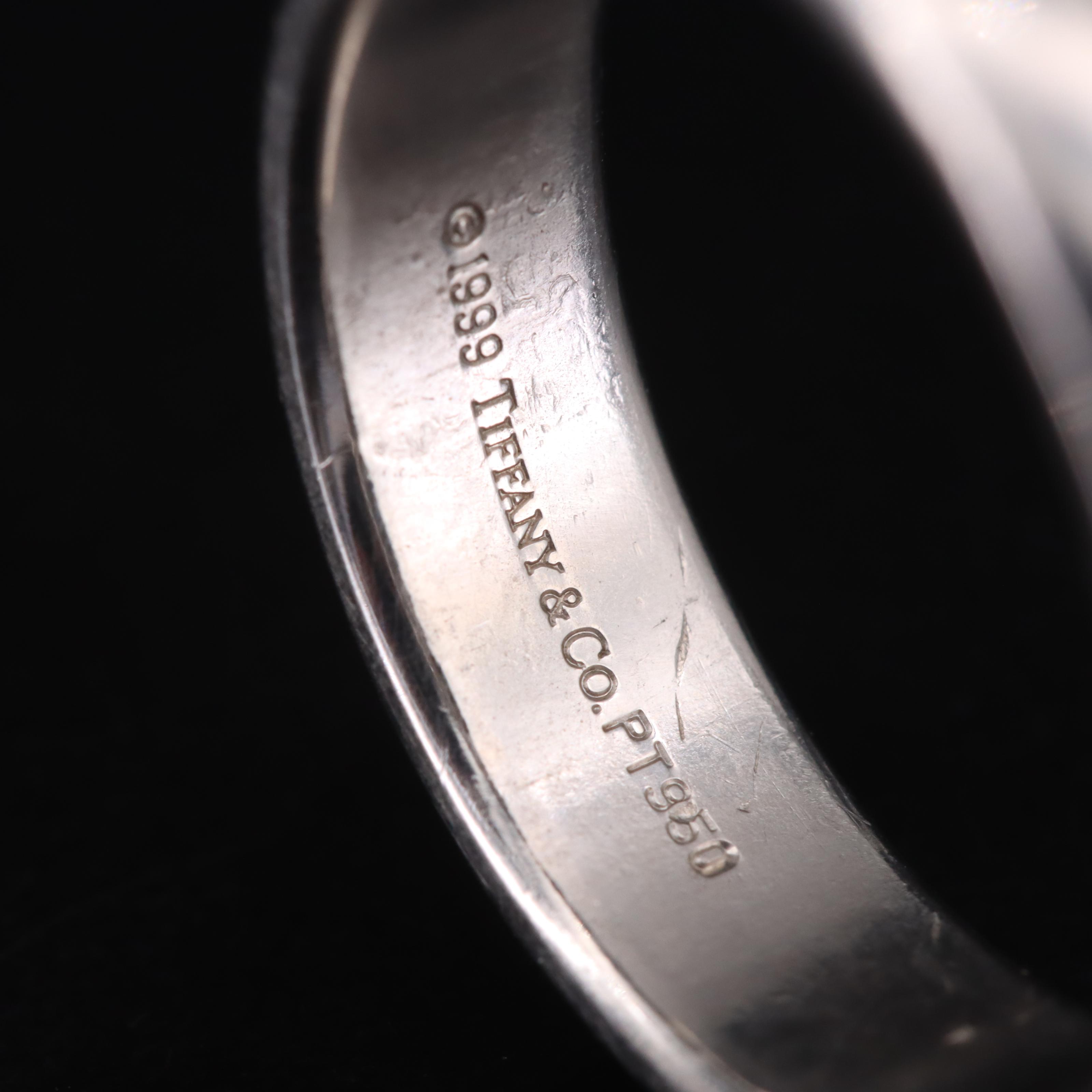 Tiffany & Co. Platinum 0.28 CT Diamond Band