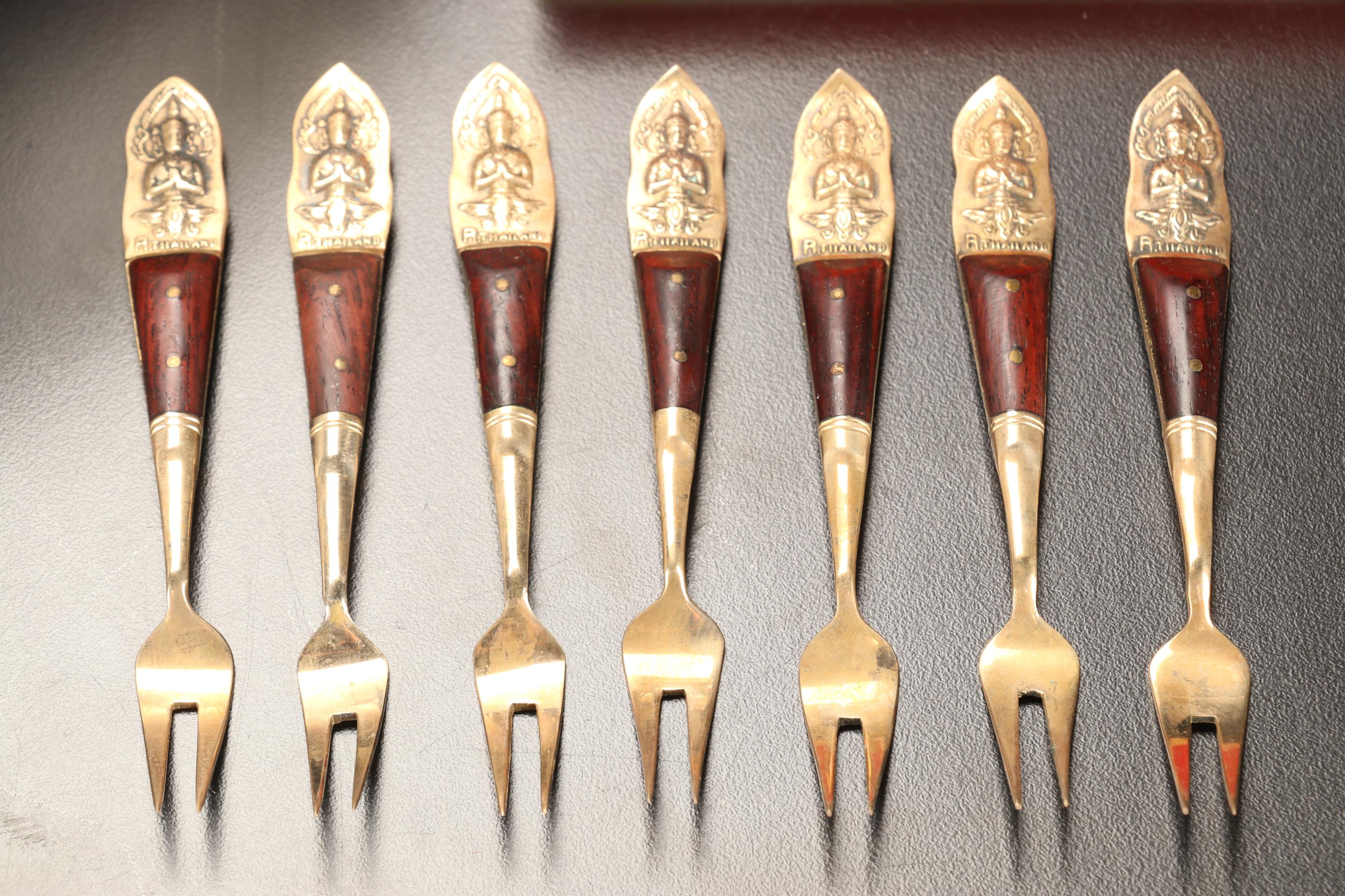 Heisey "Orchid" Needle Etched Plates with Hammered Aluminum and Other Tableware