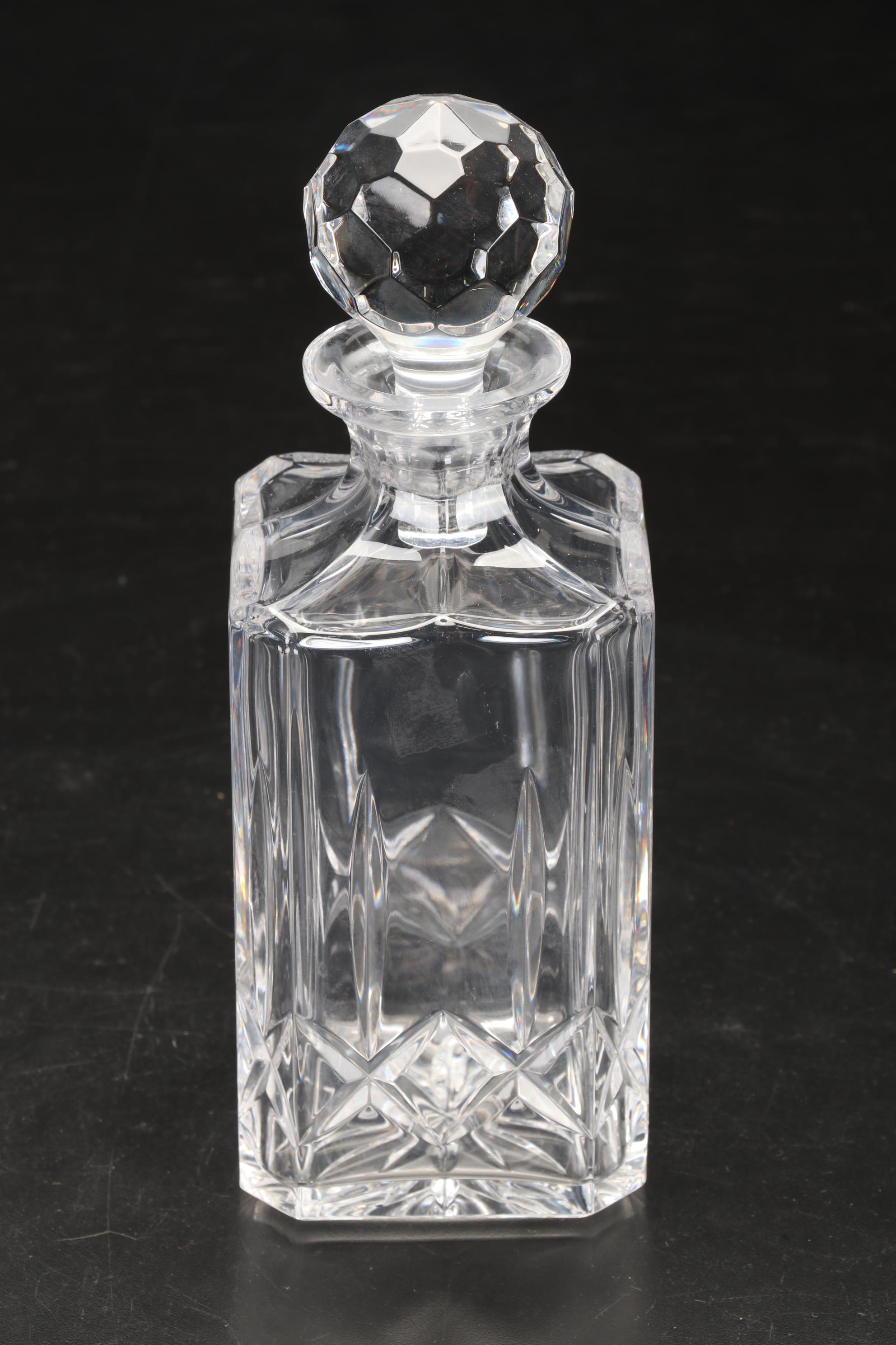 Heisey "Orchid" Needle Etched Plates with Hammered Aluminum and Other Tableware