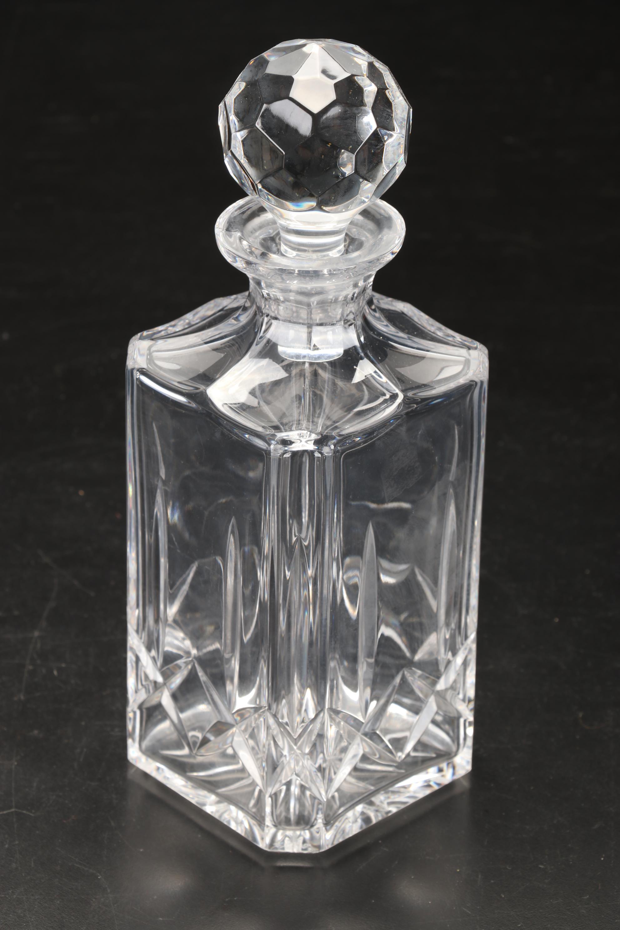 Heisey "Orchid" Needle Etched Plates with Hammered Aluminum and Other Tableware