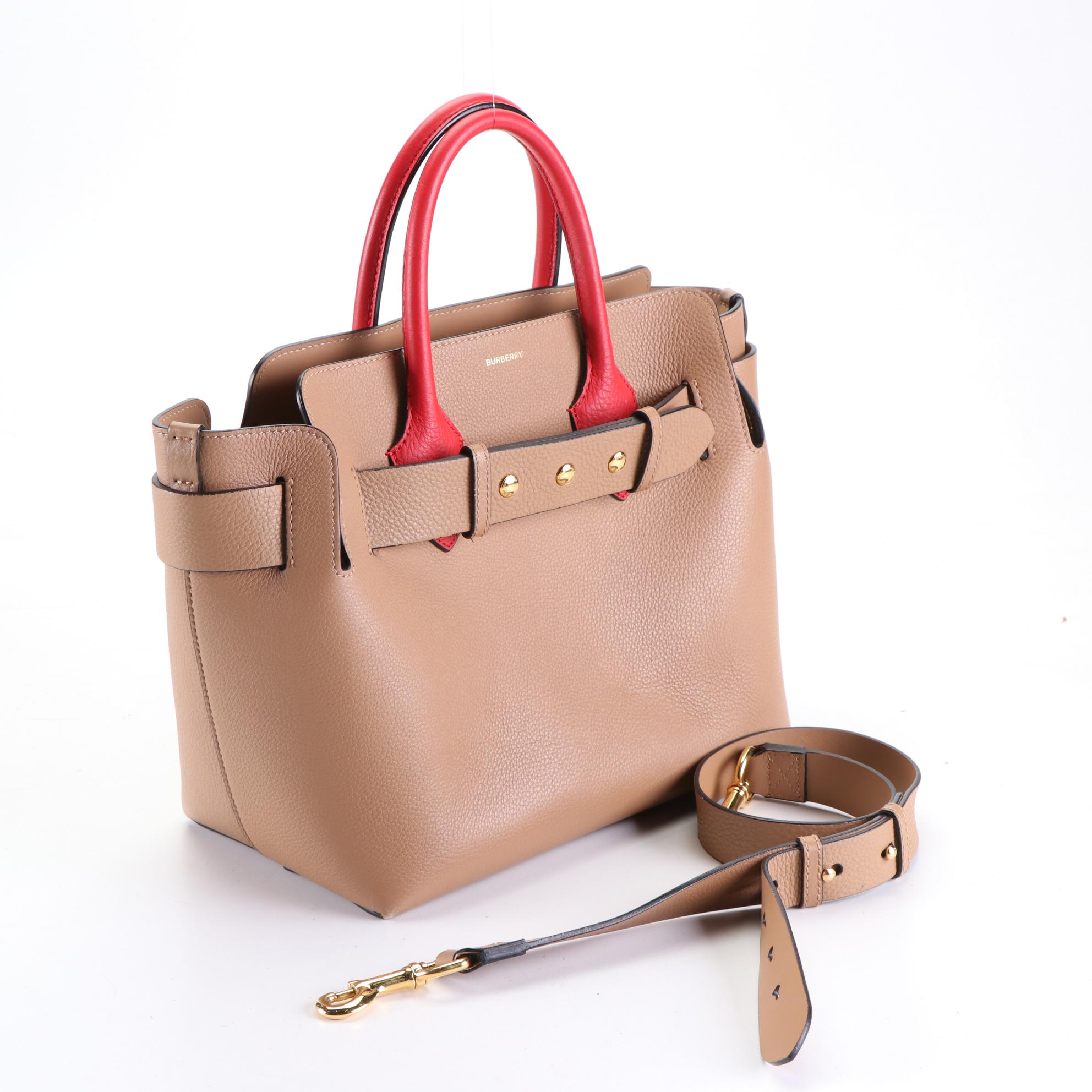 Burberry Belt Tote Small in Leather