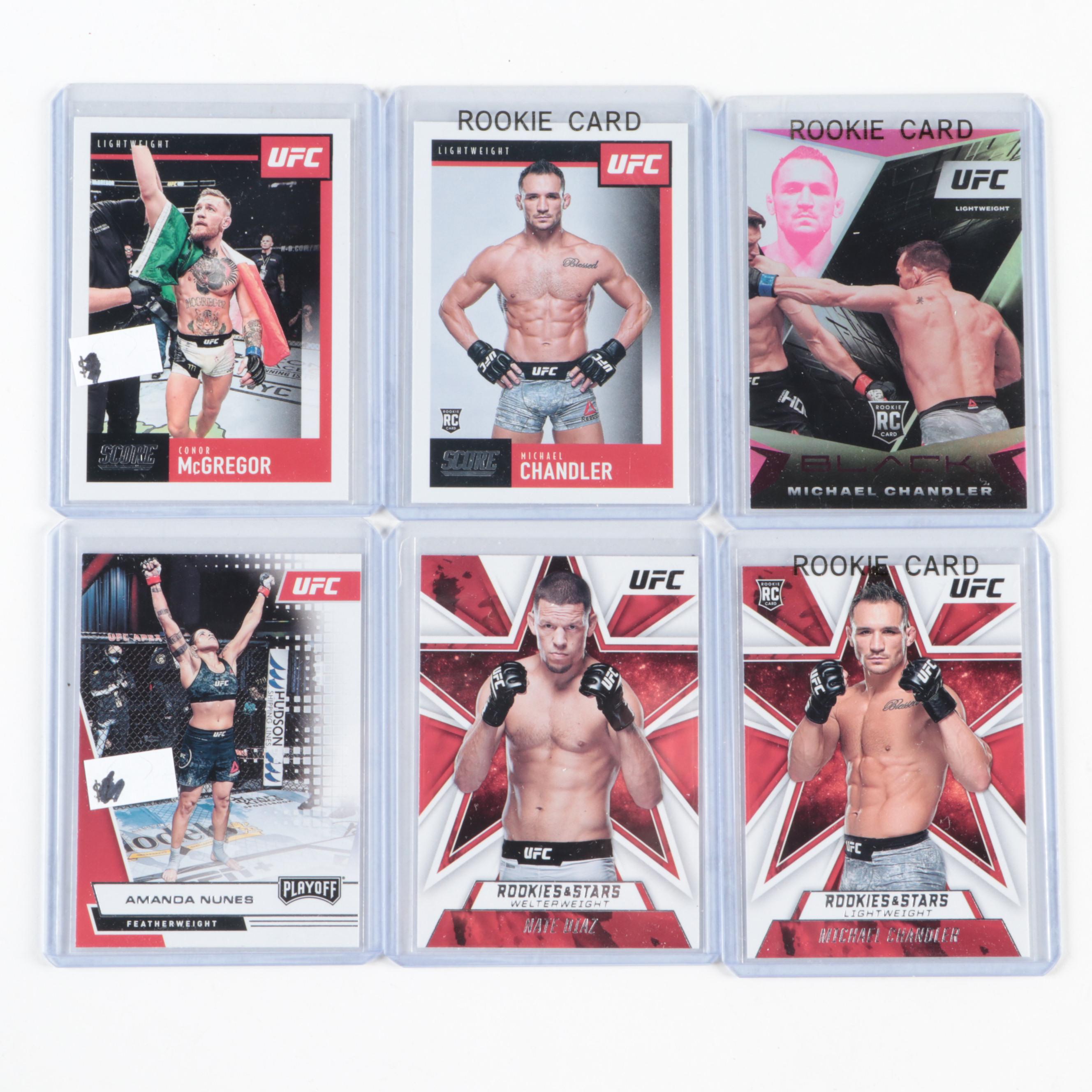 Panini MMA Cards with Conor McGregor, Francis Ngannou, Amanda Nunes, 2020s