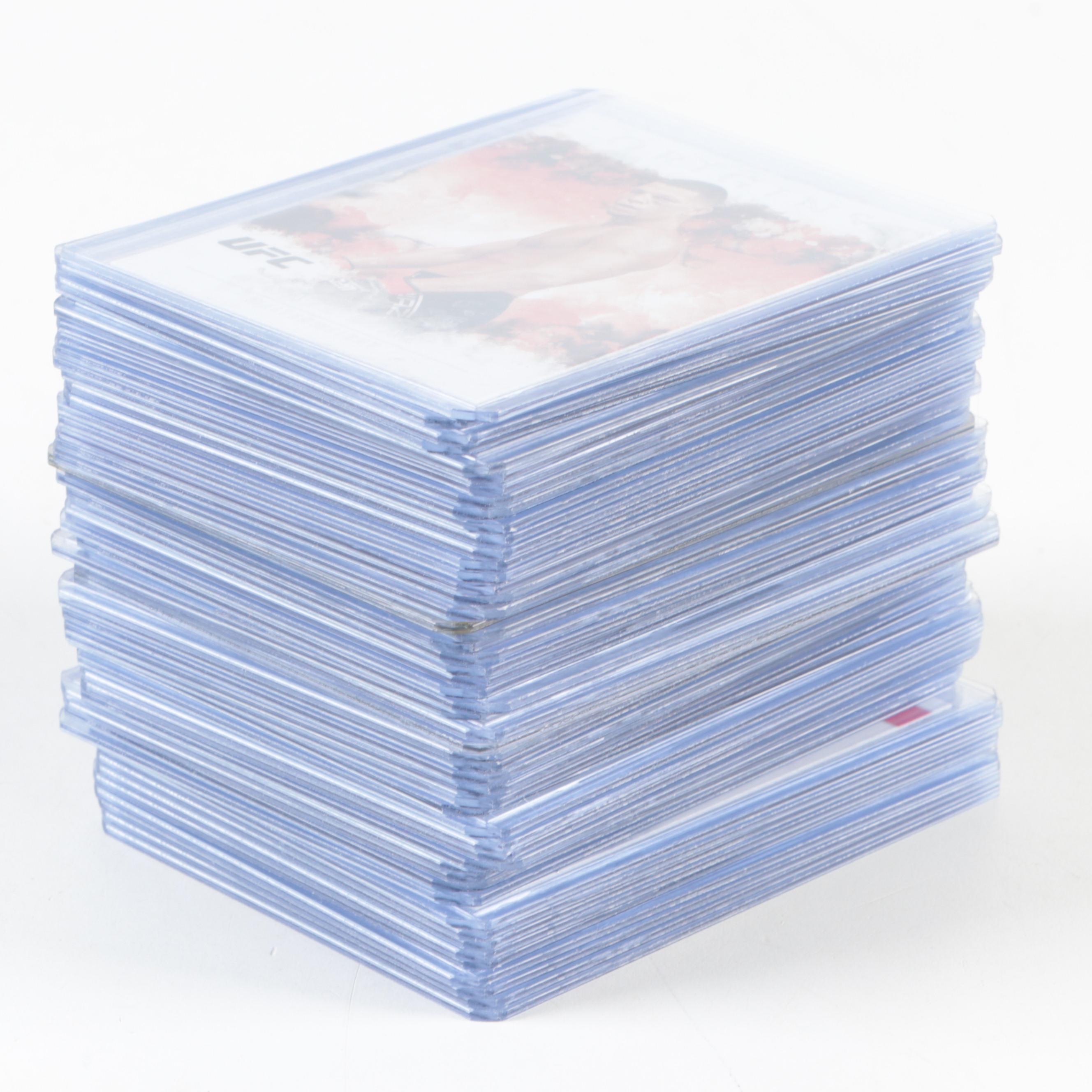 Panini MMA Cards with Conor McGregor, Francis Ngannou, Amanda Nunes, 2020s