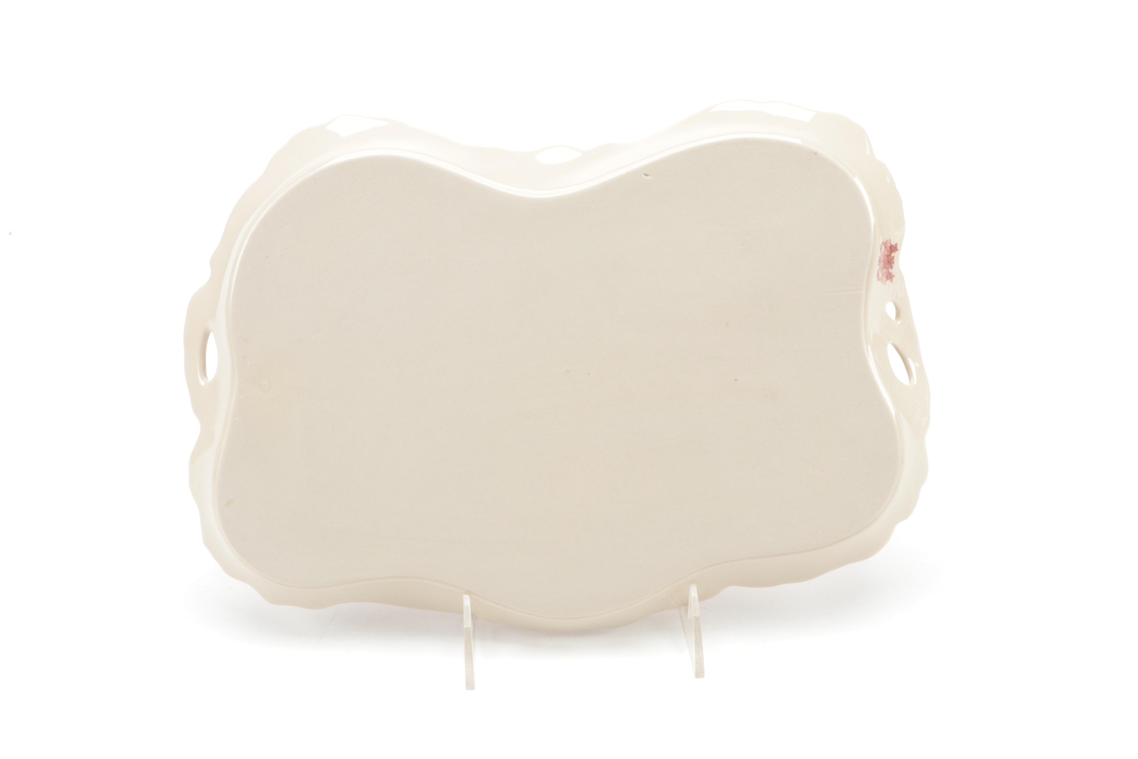 Victoriaware Pink Transferware Ironstone Tea and Coffee Set with Other Serveware