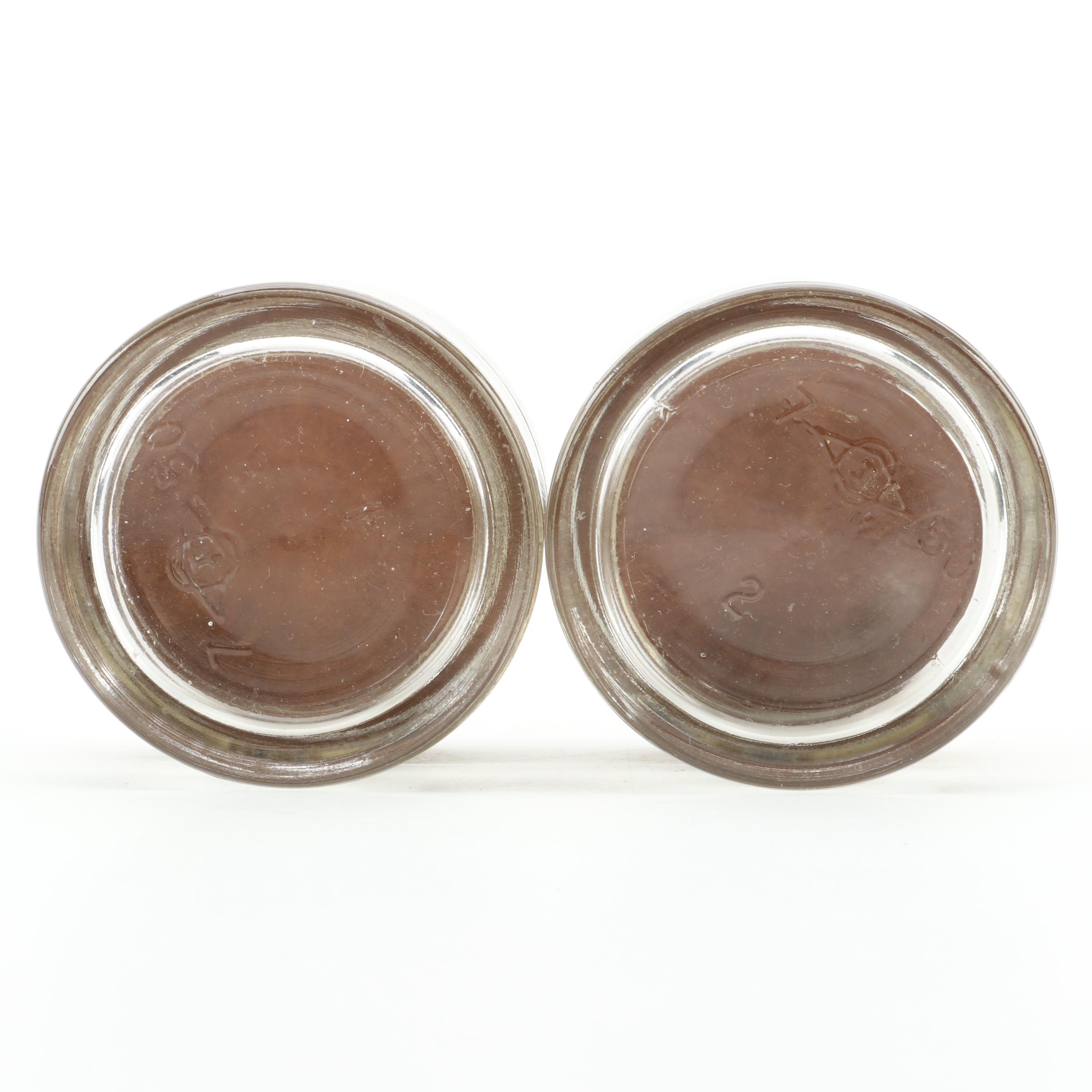 Illinois Glass Company and Other Glass Vanity Boxes with Florentine Wood Chest