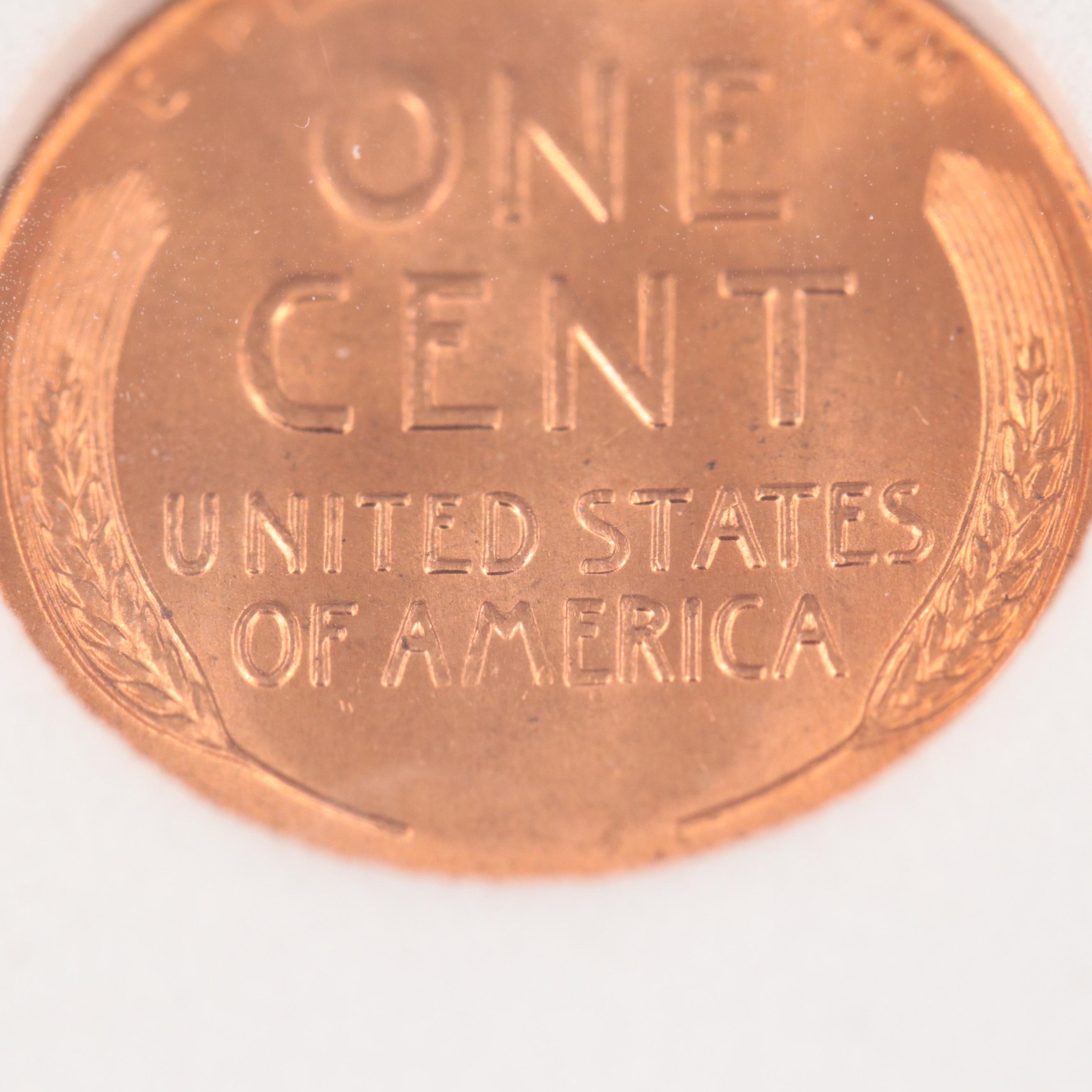 Uncirculated 1955-S Lincoln Cent
