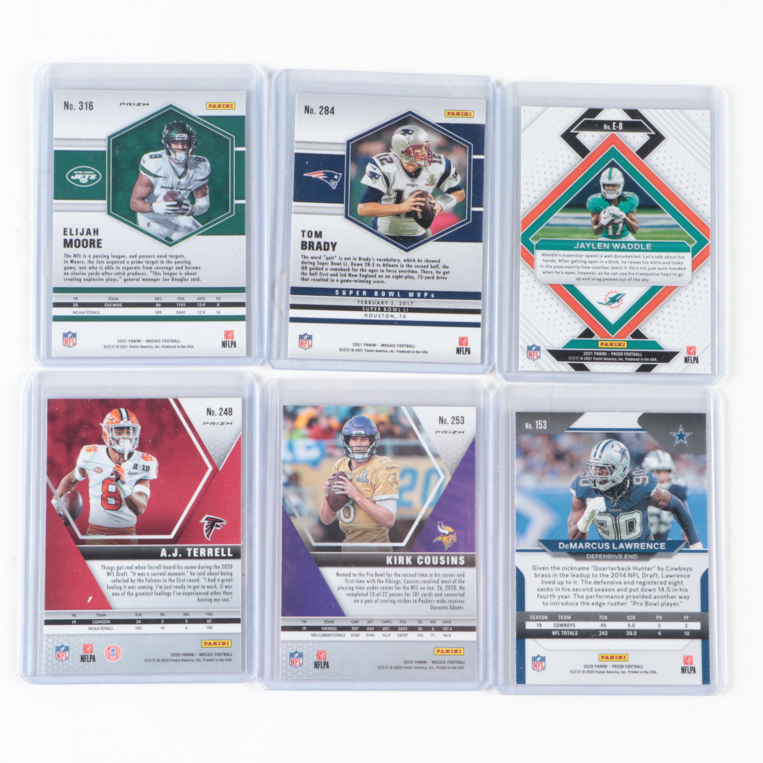 Panini Football Cards with Graded Herbert Rookie, Brady, Mahomes and More, 2020s