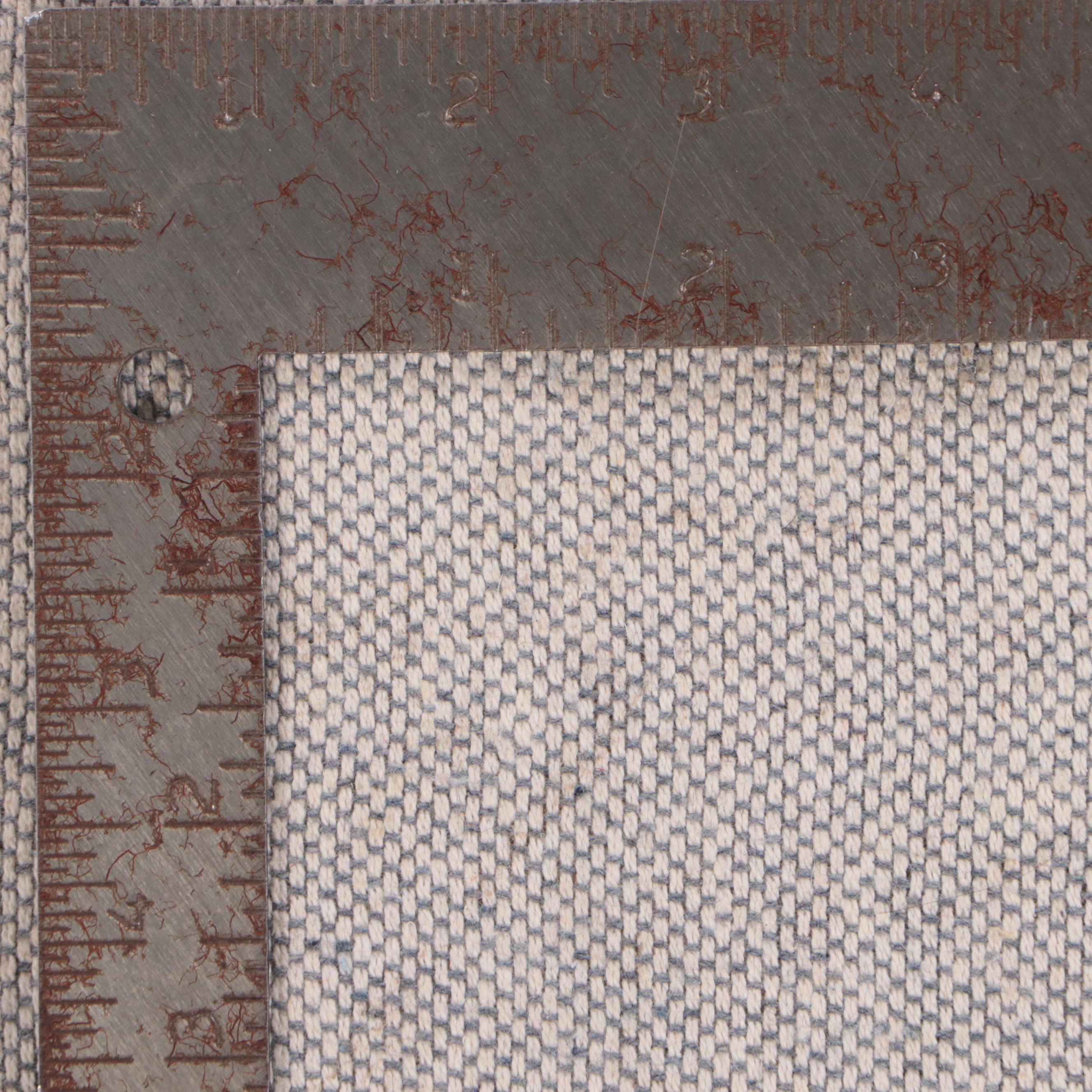 1'11 x 7' Handmade Hooked Wool "Floral Belfast" Carpet Runner Rug