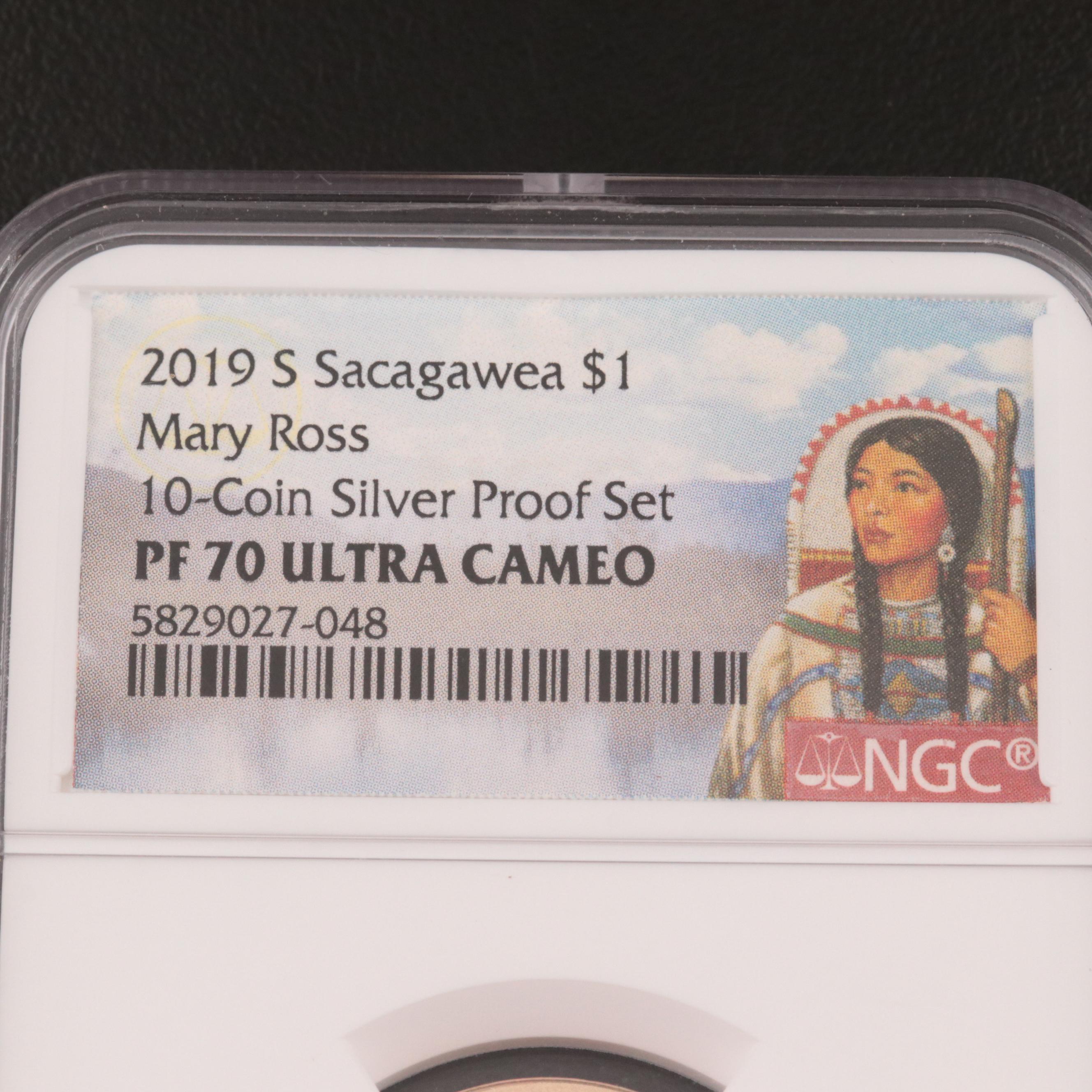 NGC Graded PF70 Ultra Cameo 2019-S Mary Ross Sacagawea Dollar Proof Coin