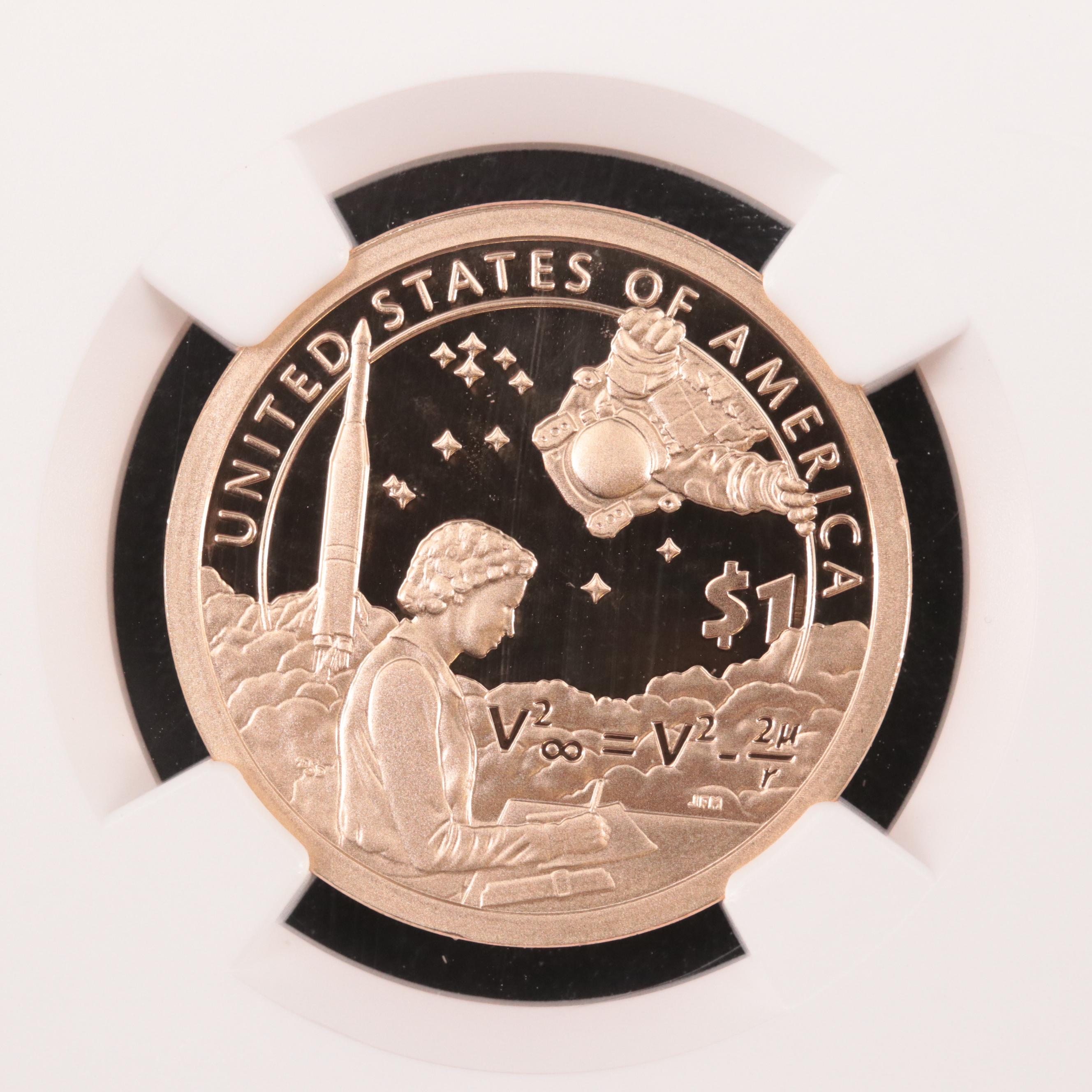 NGC Graded PF70 Ultra Cameo 2019-S Mary Ross Sacagawea Dollar Proof Coin