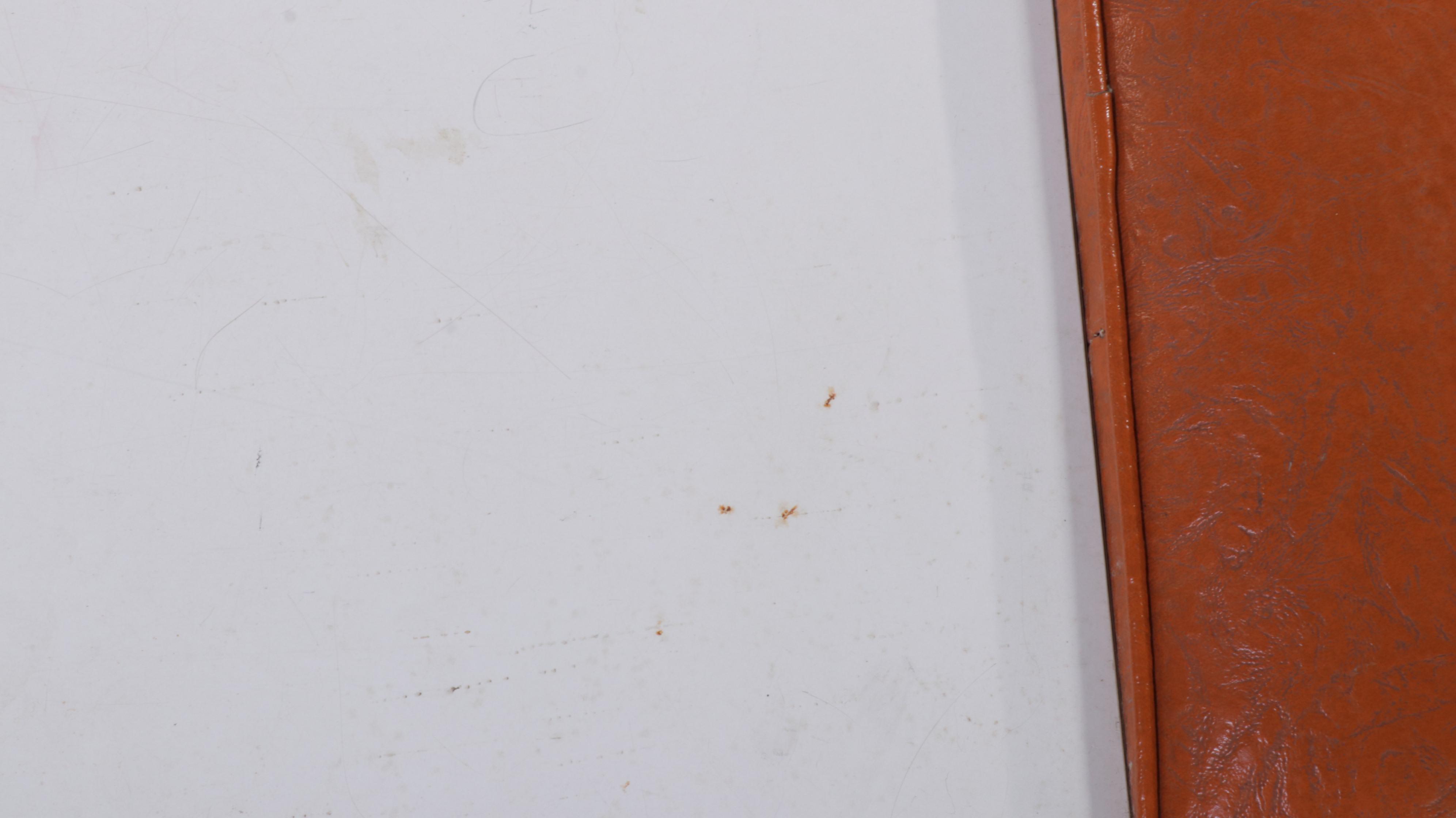 Mid Century Modern Steel, Laminate, & Vinyl Bench/Table, Manner of George Nelson