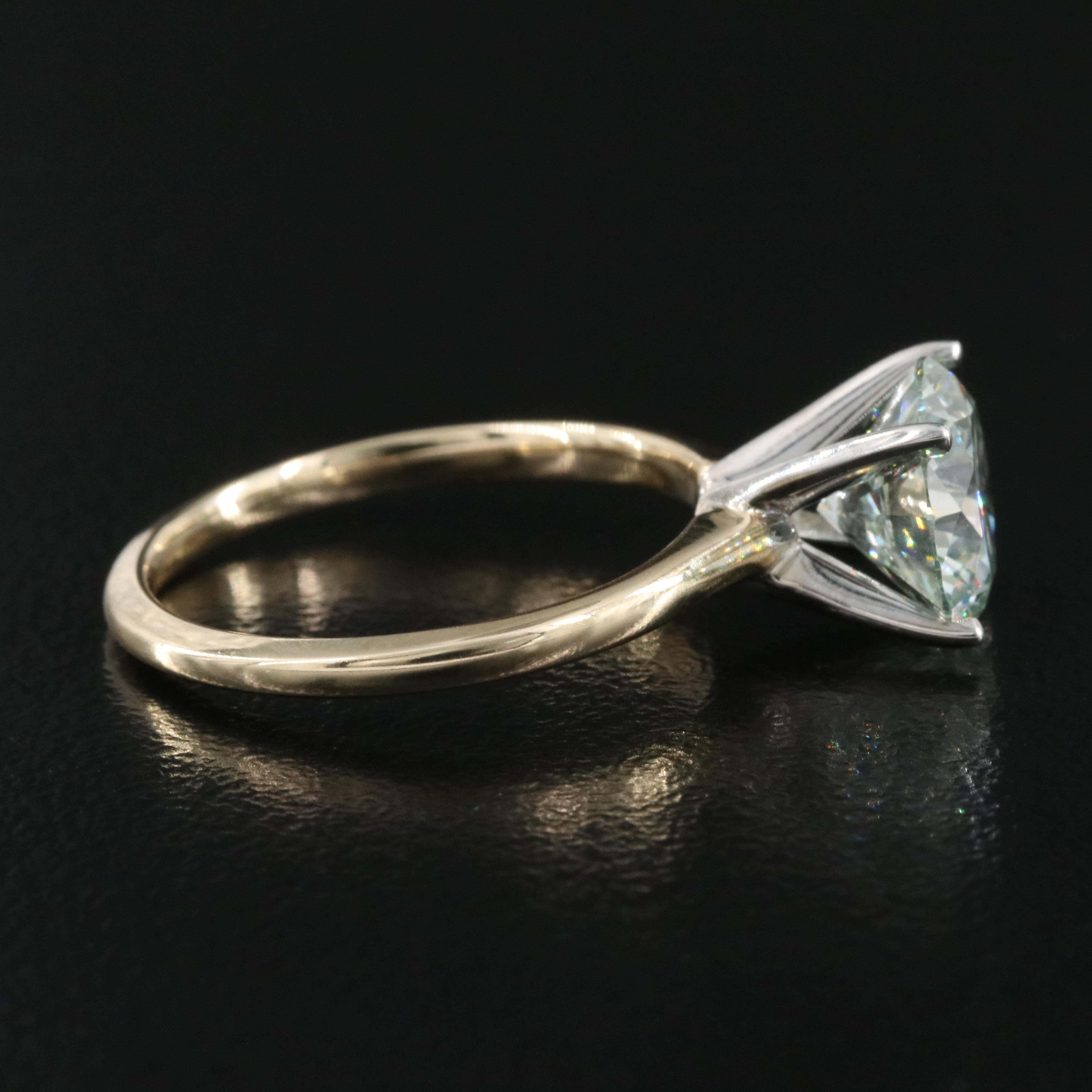 14K 2.04 CT Lab Grown Diamond Solitaire Ring