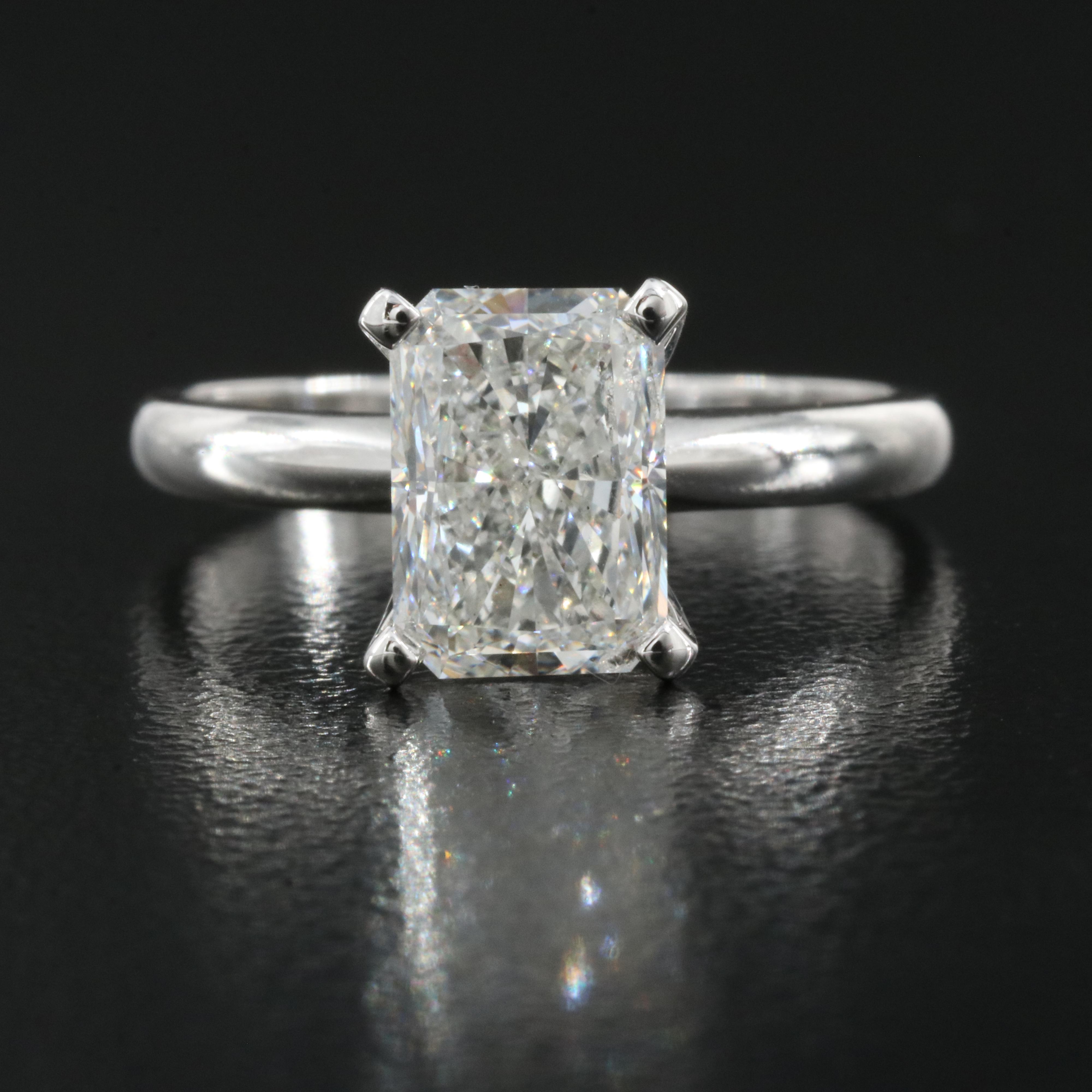 14K 1.90 CT Lab Grown Diamond Solitaire Ring