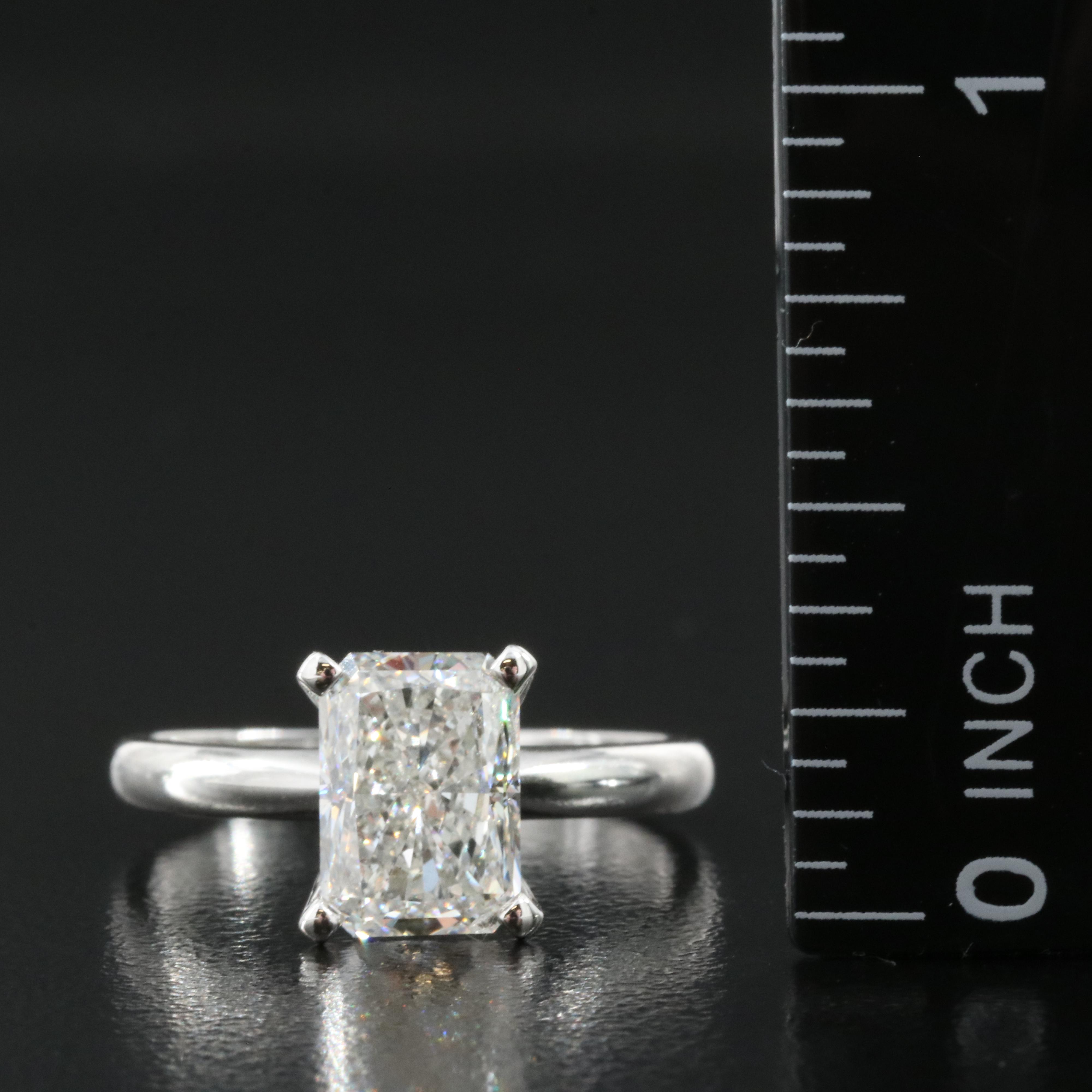 14K 1.90 CT Lab Grown Diamond Solitaire Ring