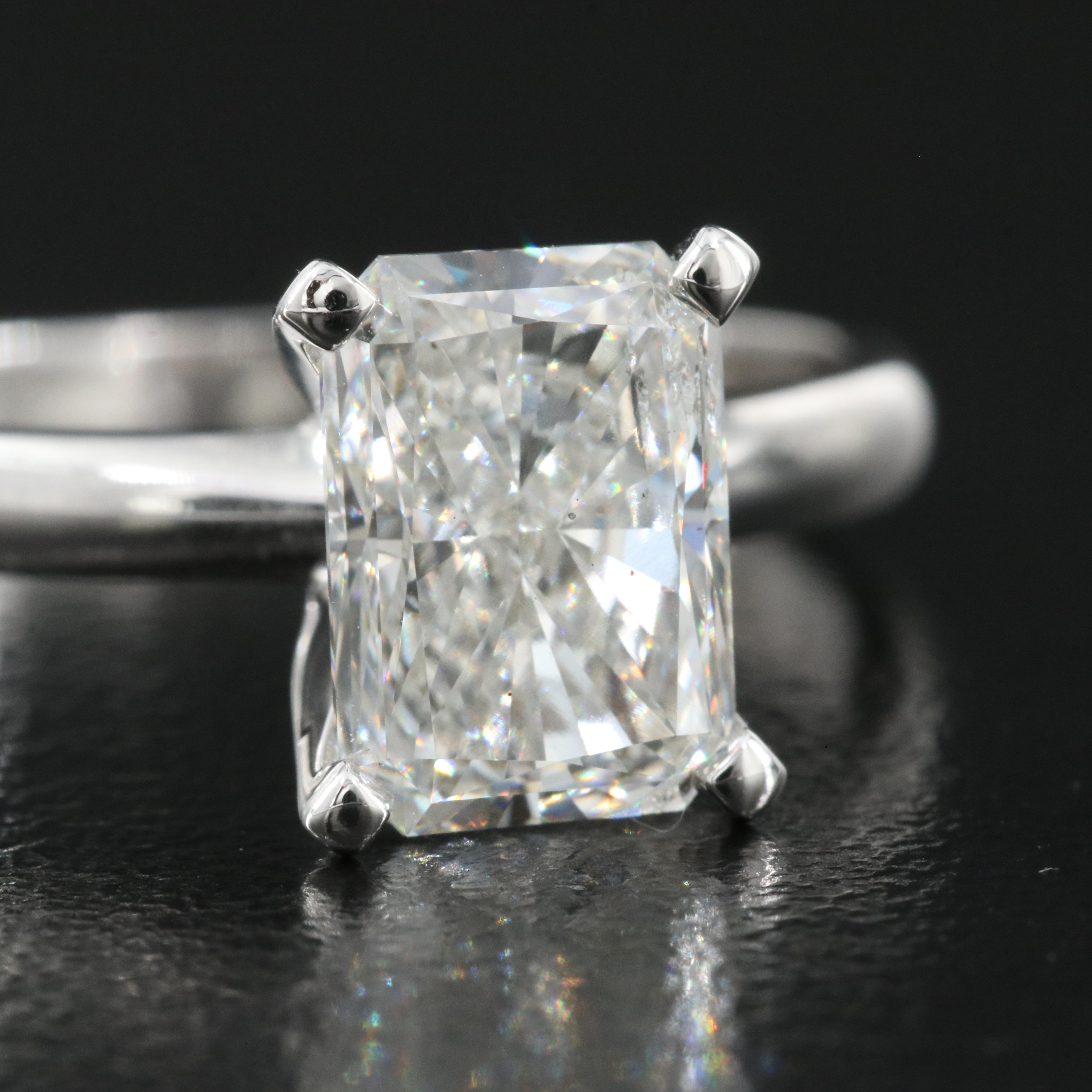 14K 1.90 CT Lab Grown Diamond Solitaire Ring