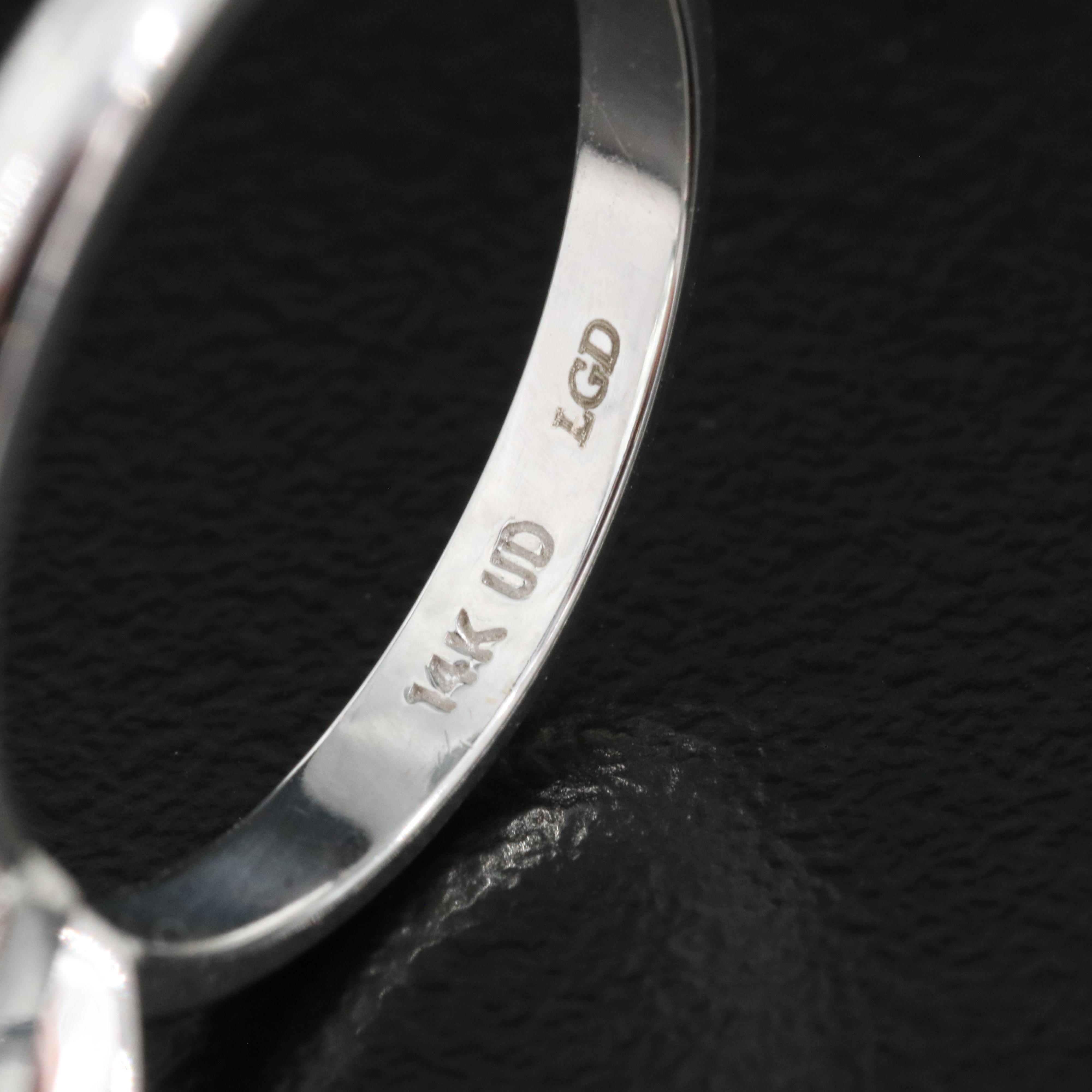 14K 1.90 CT Lab Grown Diamond Solitaire Ring