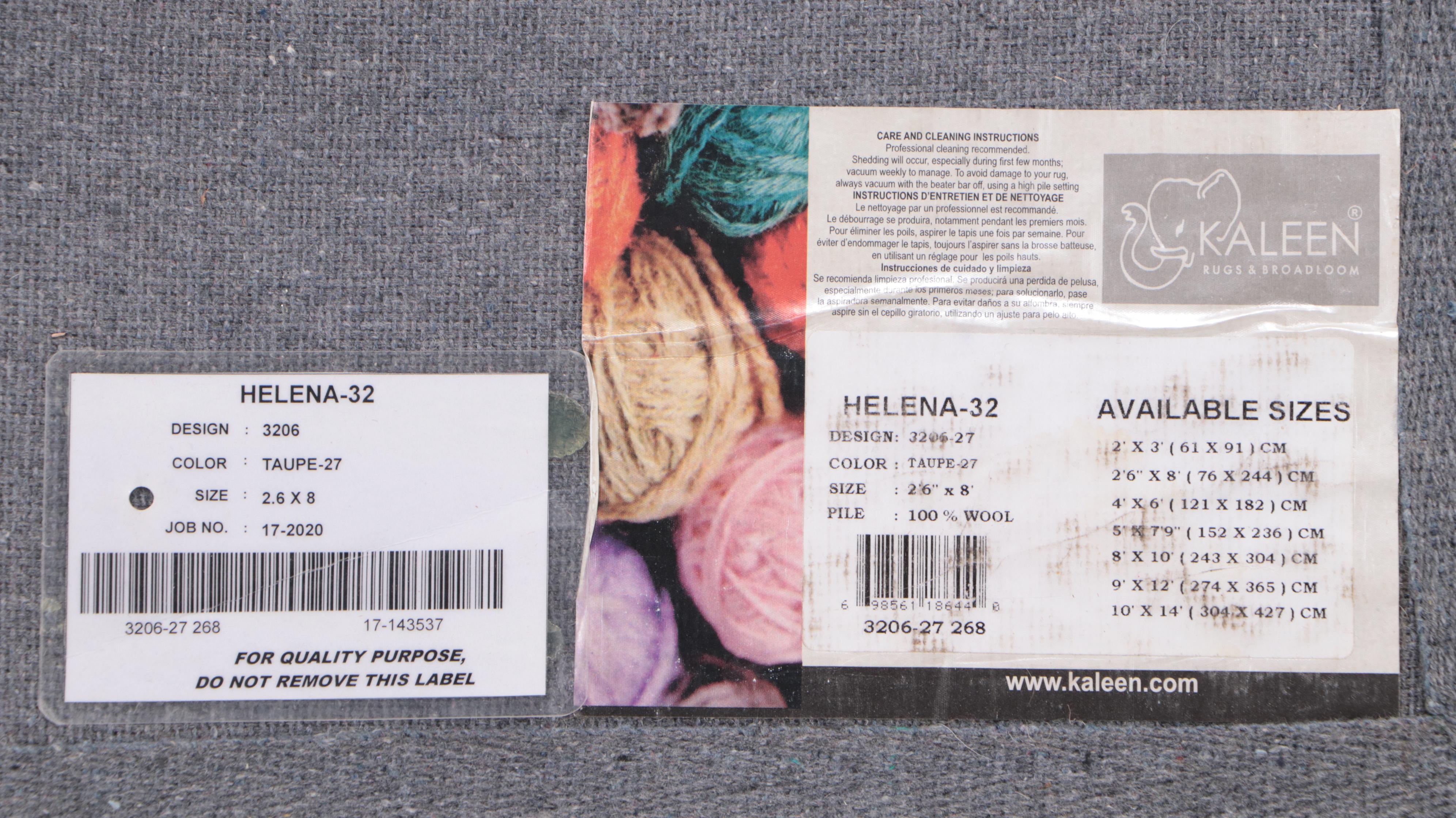 2'8 x 8' Machine Made Kaleen "Helena" Carpet Runner Rug