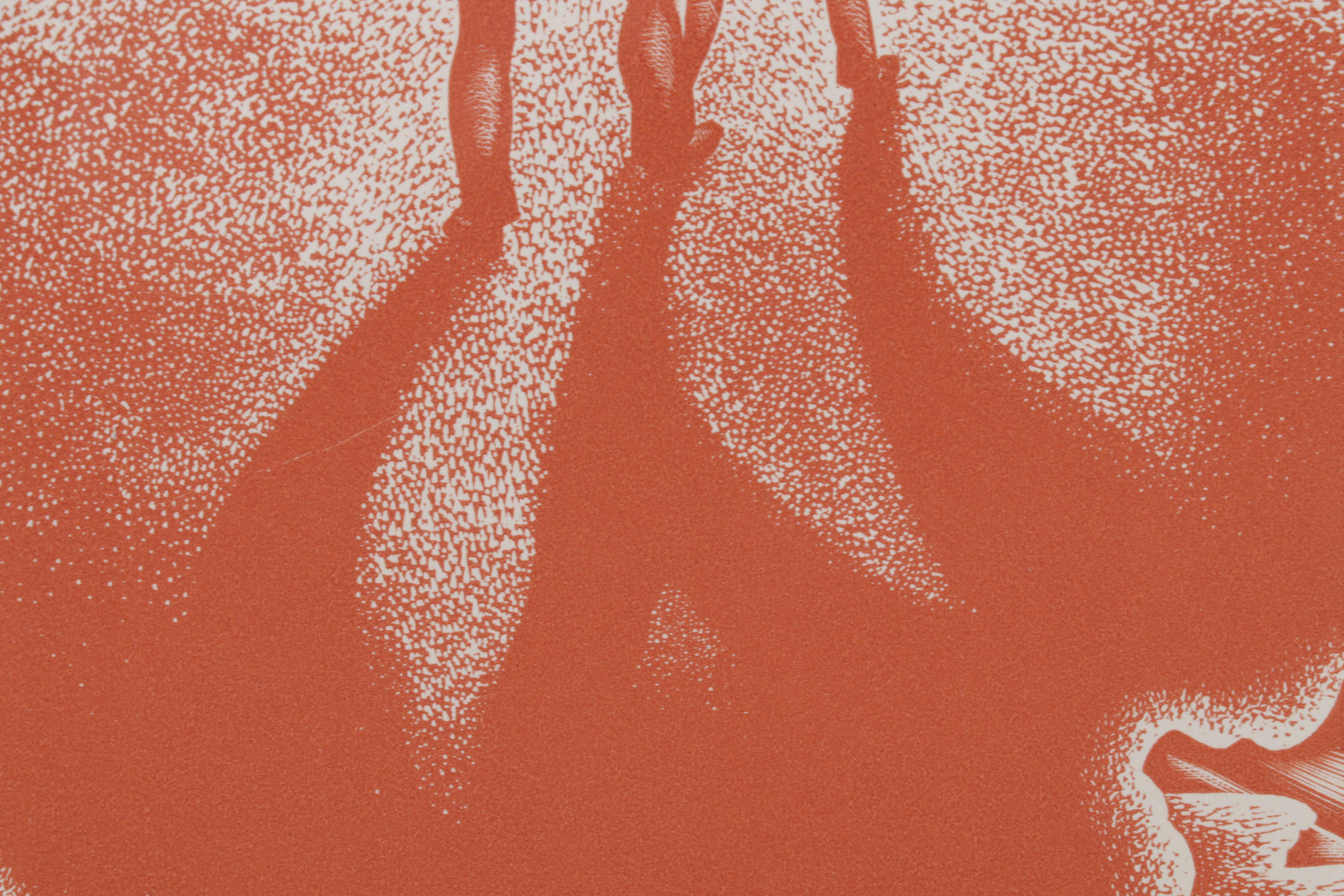 Lynd Ward Art Deco Woodcut From "Wild Pilgrimage," 1932