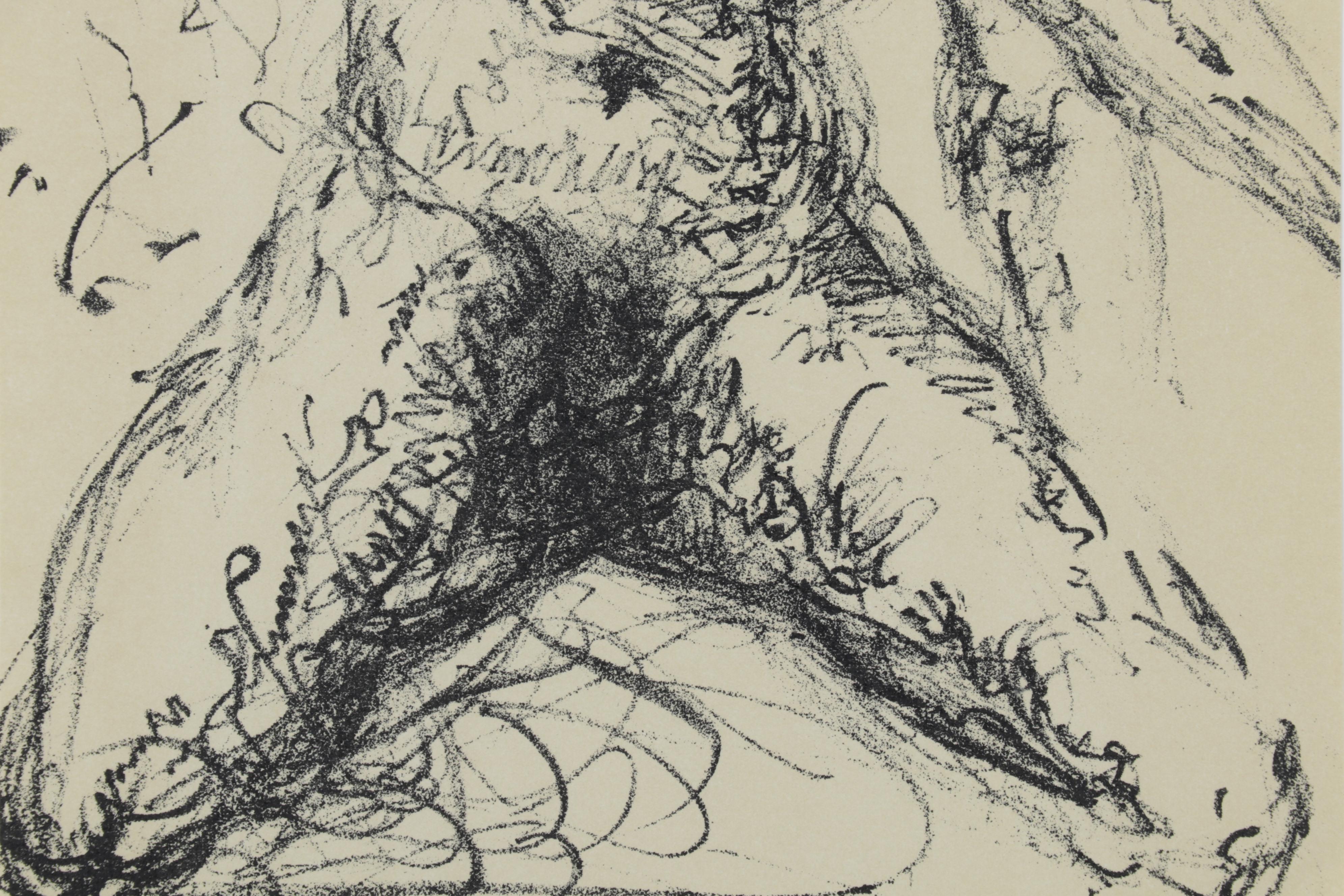 Salvador Dalí Lithograph From "Hommage à Meissonier," 1967