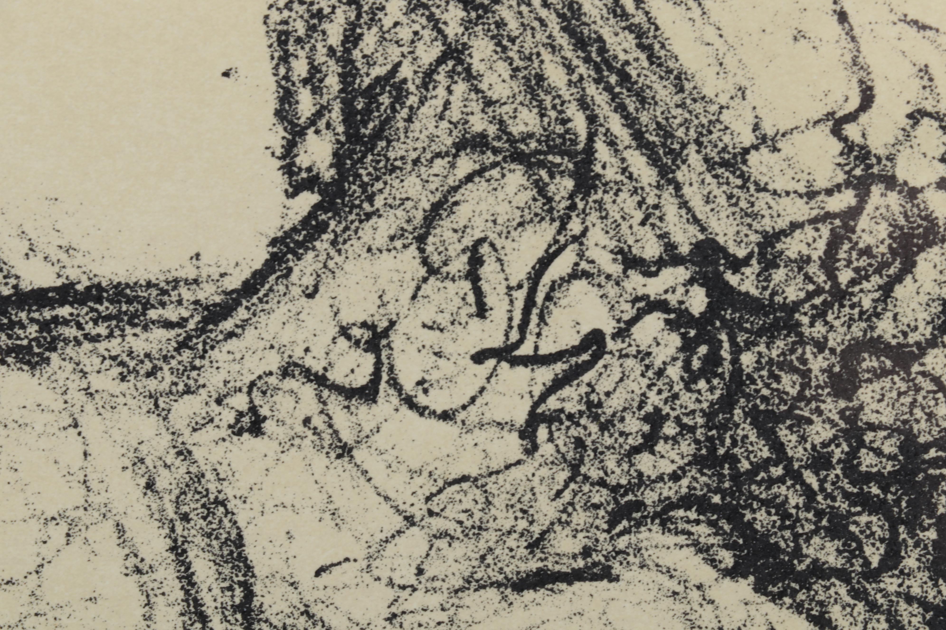 Salvador Dalí Lithograph From "Hommage à Meissonier," 1967