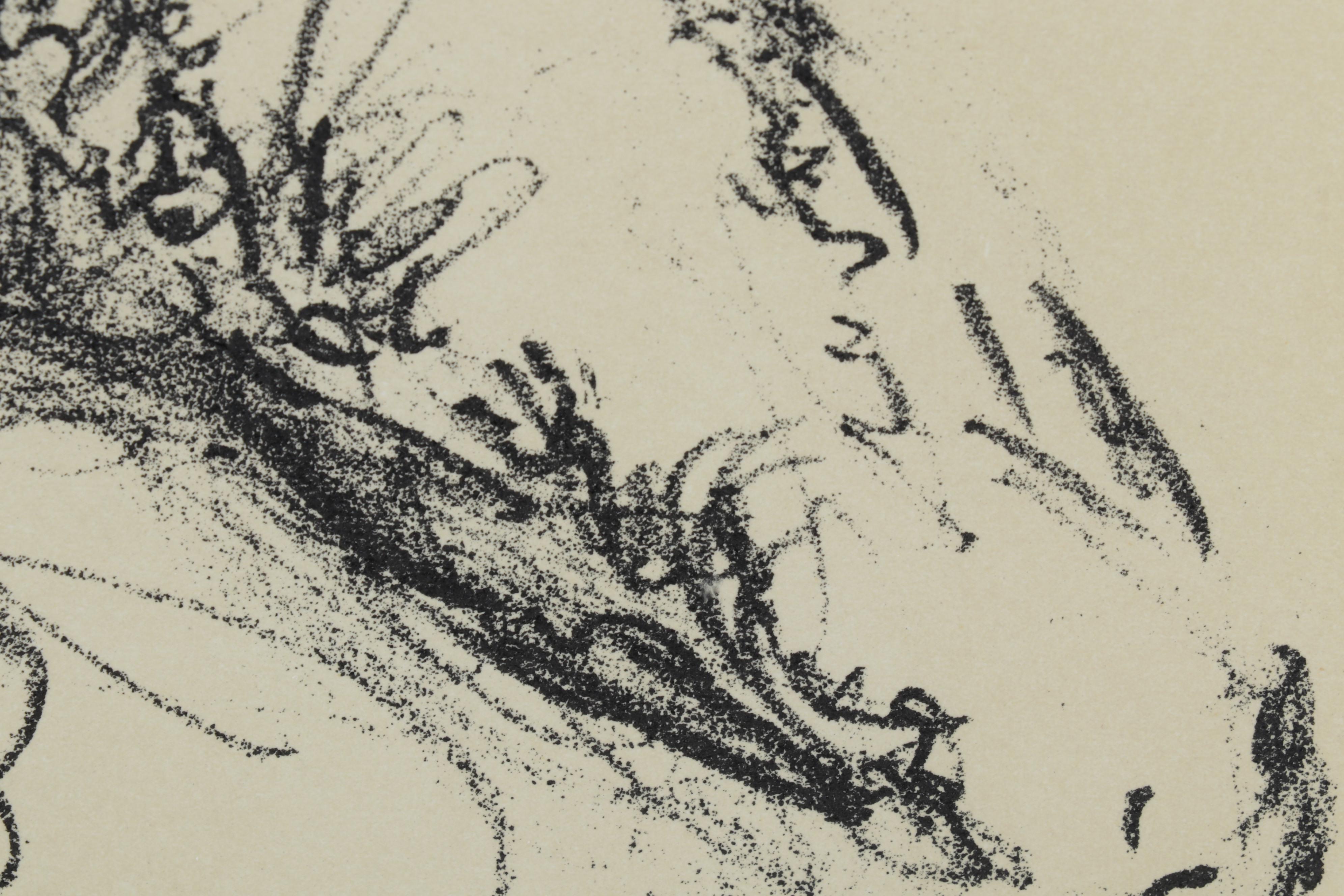 Salvador Dalí Lithograph From "Hommage à Meissonier," 1967