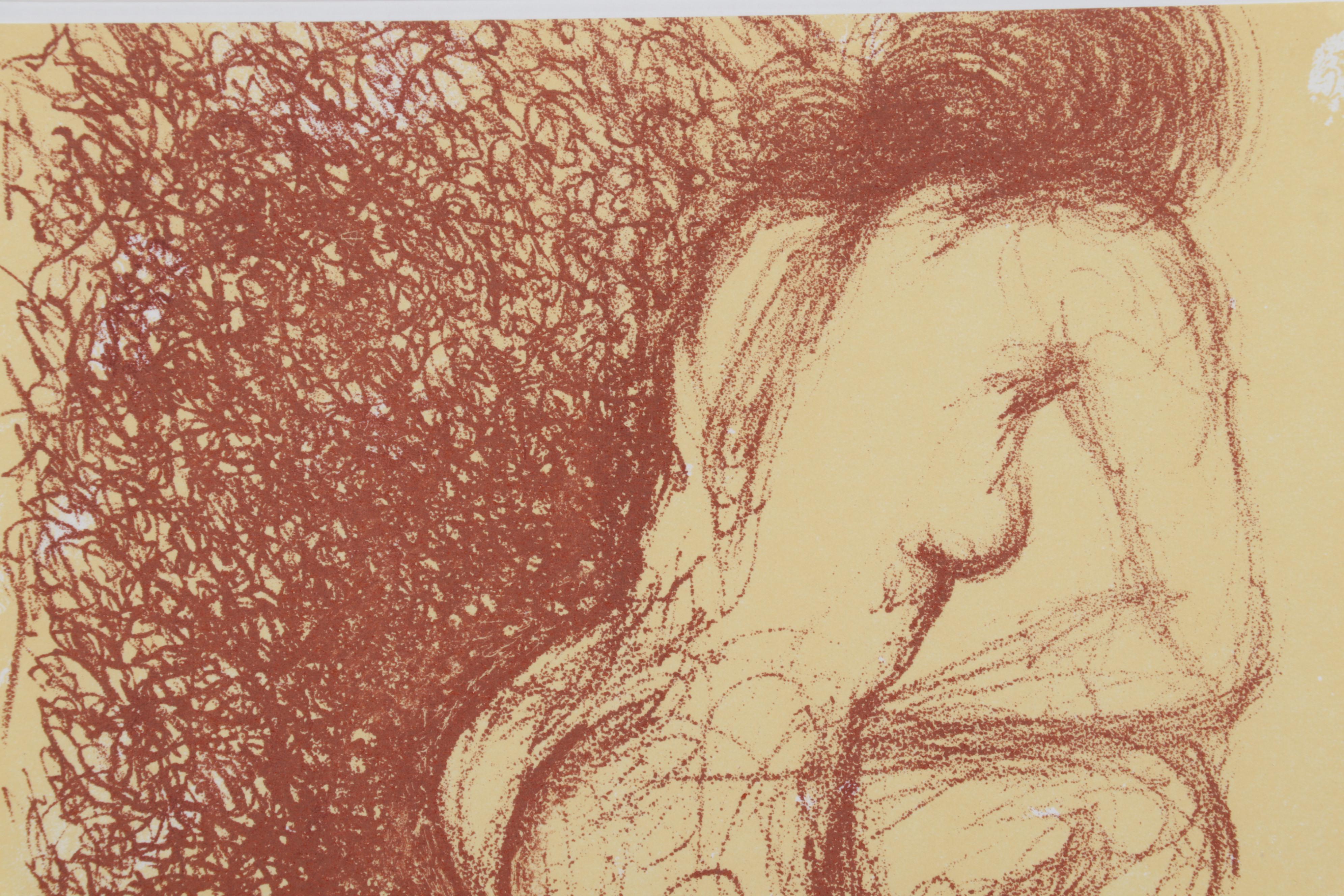 Salvador Dalí Color Lithograph From "Hommage à Meissonier," 1967