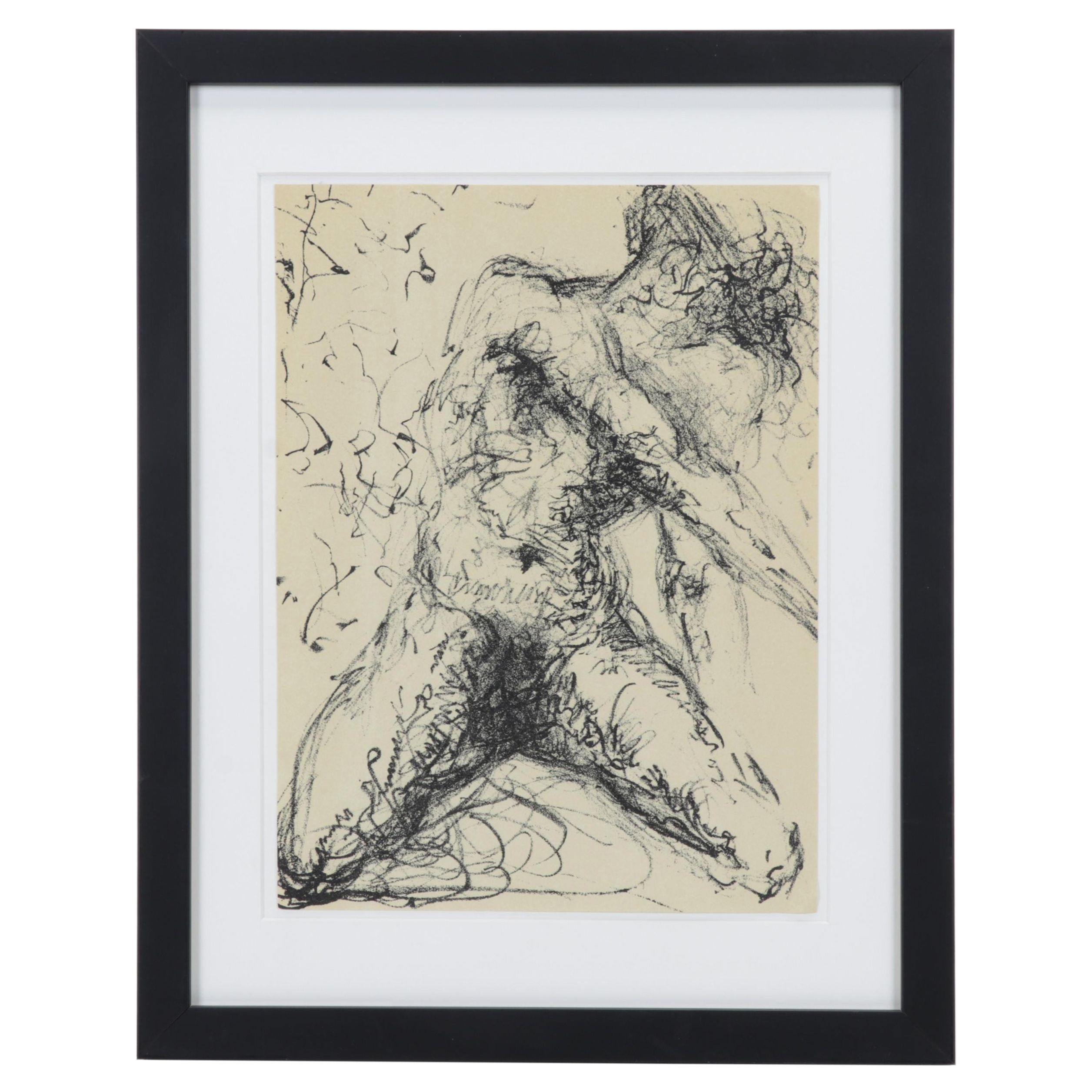 Salvador Dalí Lithograph From "Hommage à Meissonier," 1967