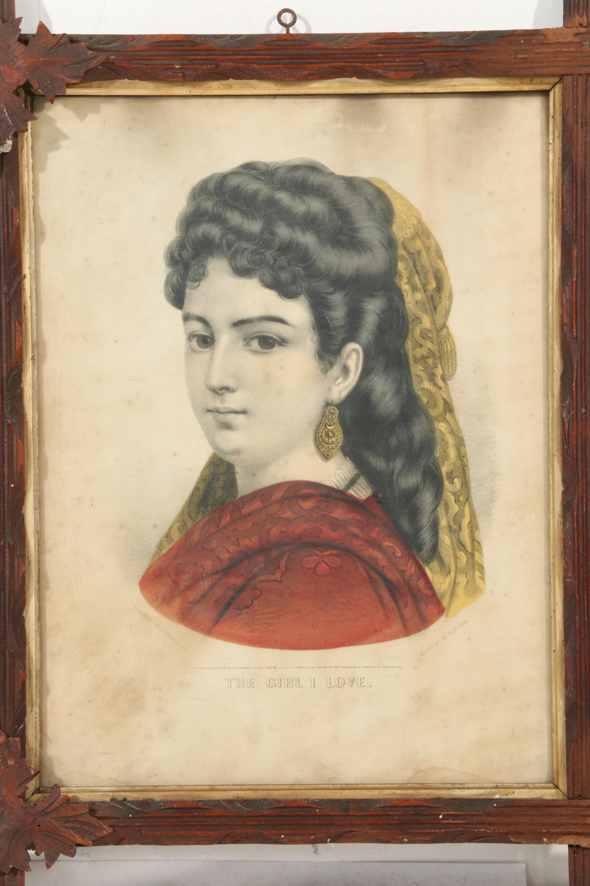 Currier & Ives Hand-Colored Lithographs, 19th Century