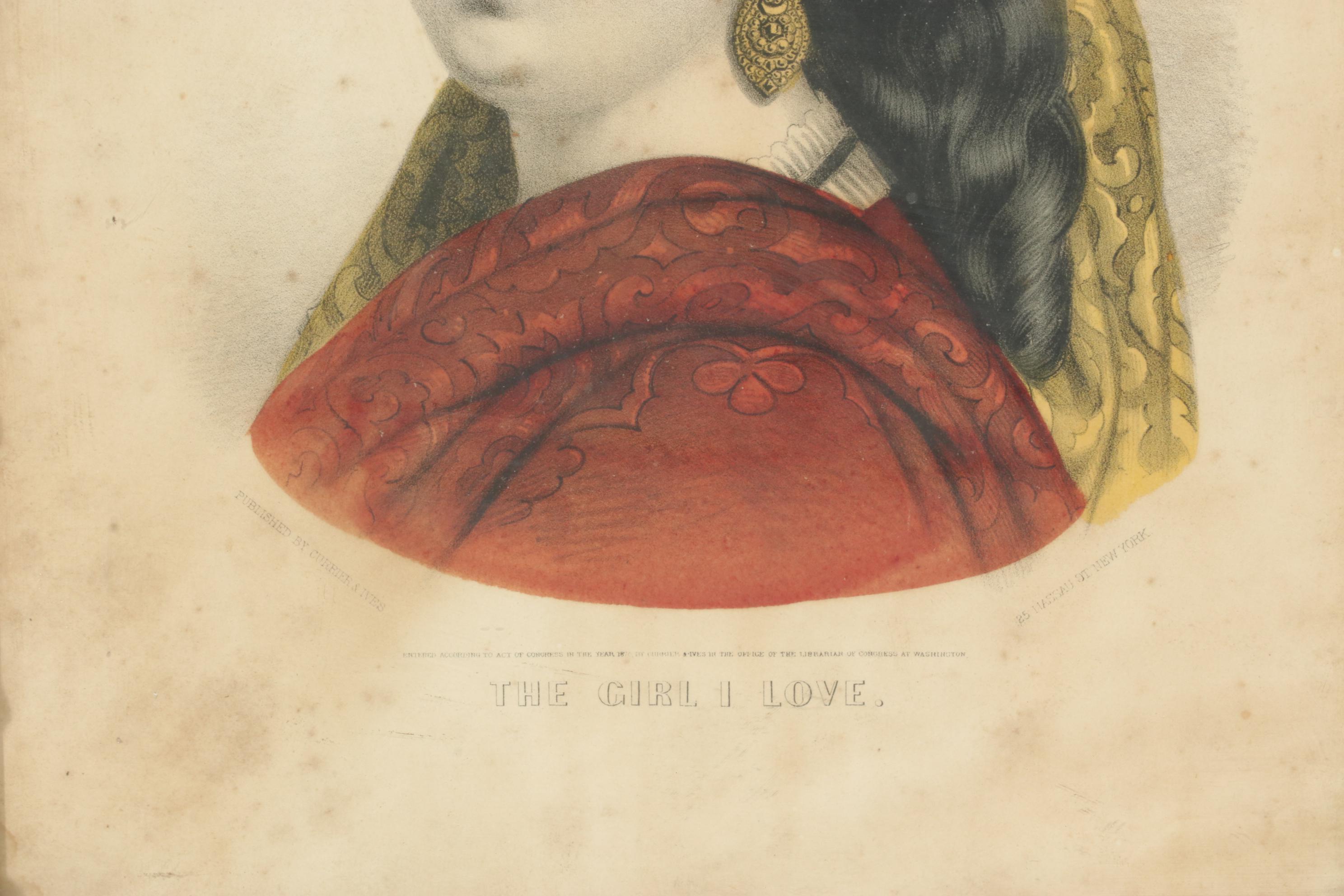 Currier & Ives Hand-Colored Lithographs, 19th Century