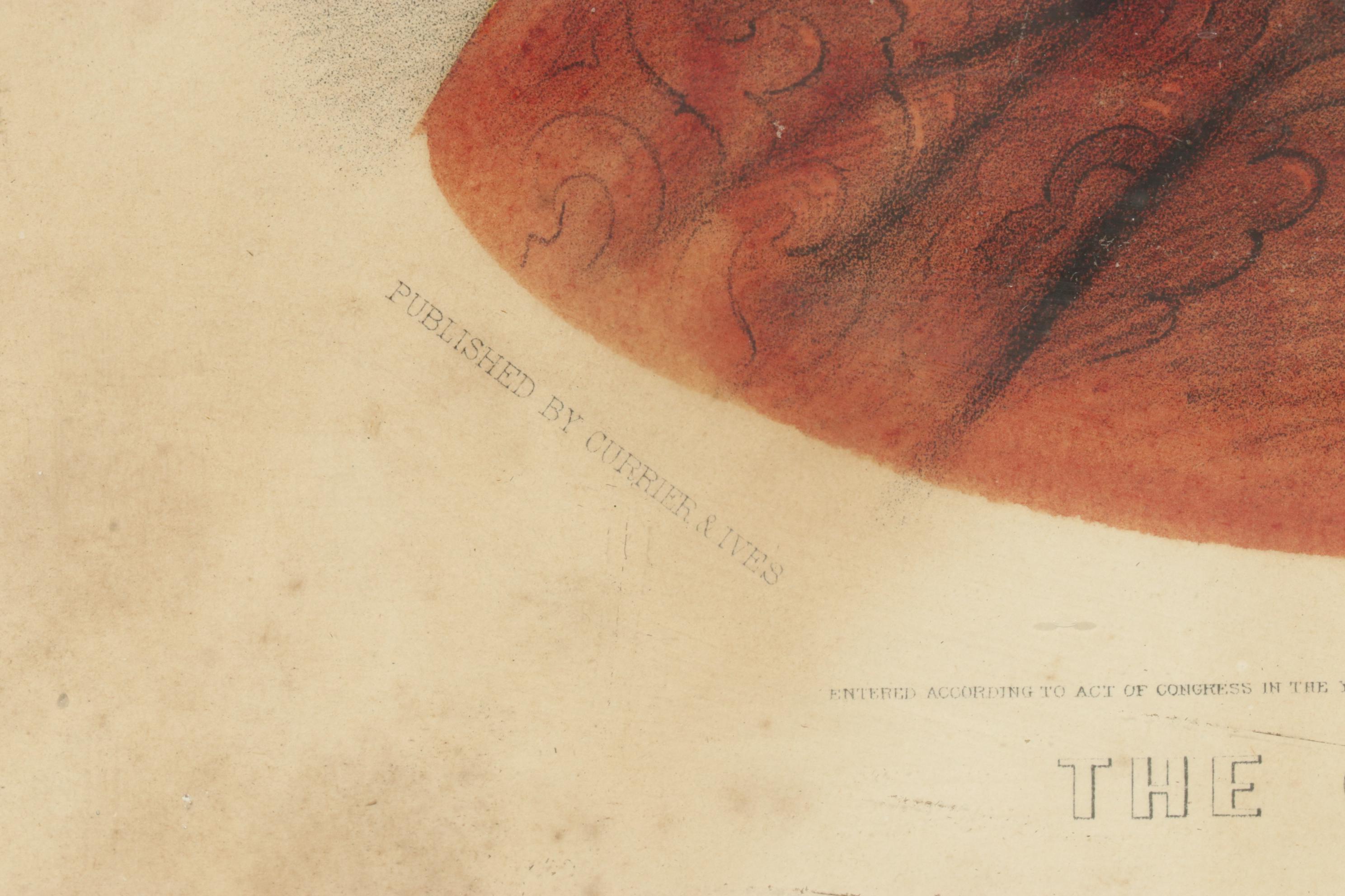 Currier & Ives Hand-Colored Lithographs, 19th Century