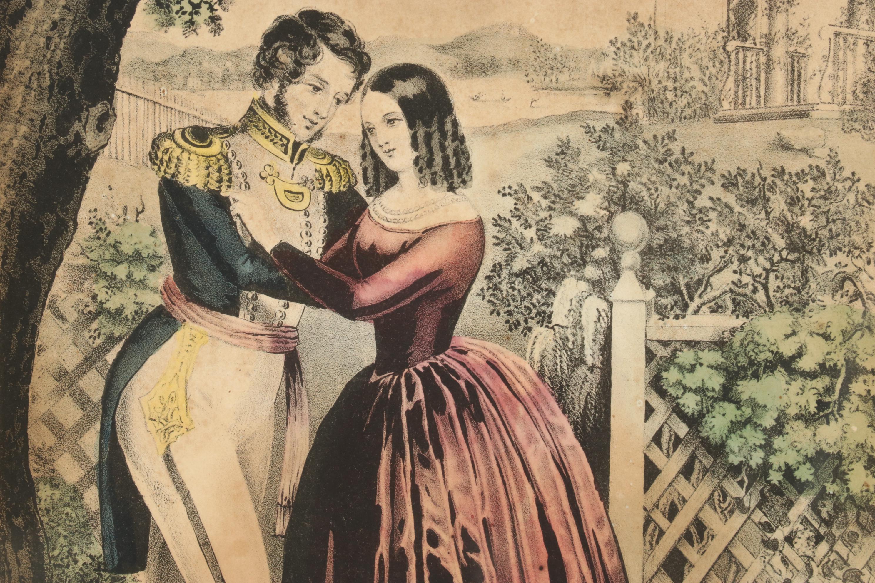 Currier & Ives Hand-Colored Lithographs, 19th Century